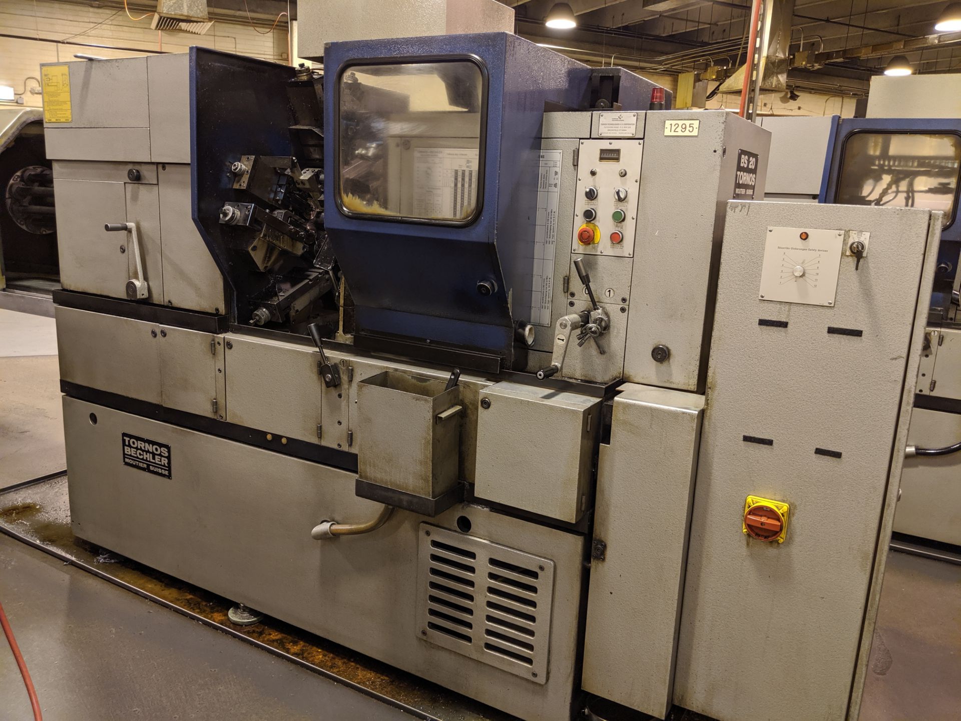 Tornos BS20 Automatic Screw Machine, 21mm Max. Dia., Spindle Speeds to 6,000-RPM - Image 2 of 6