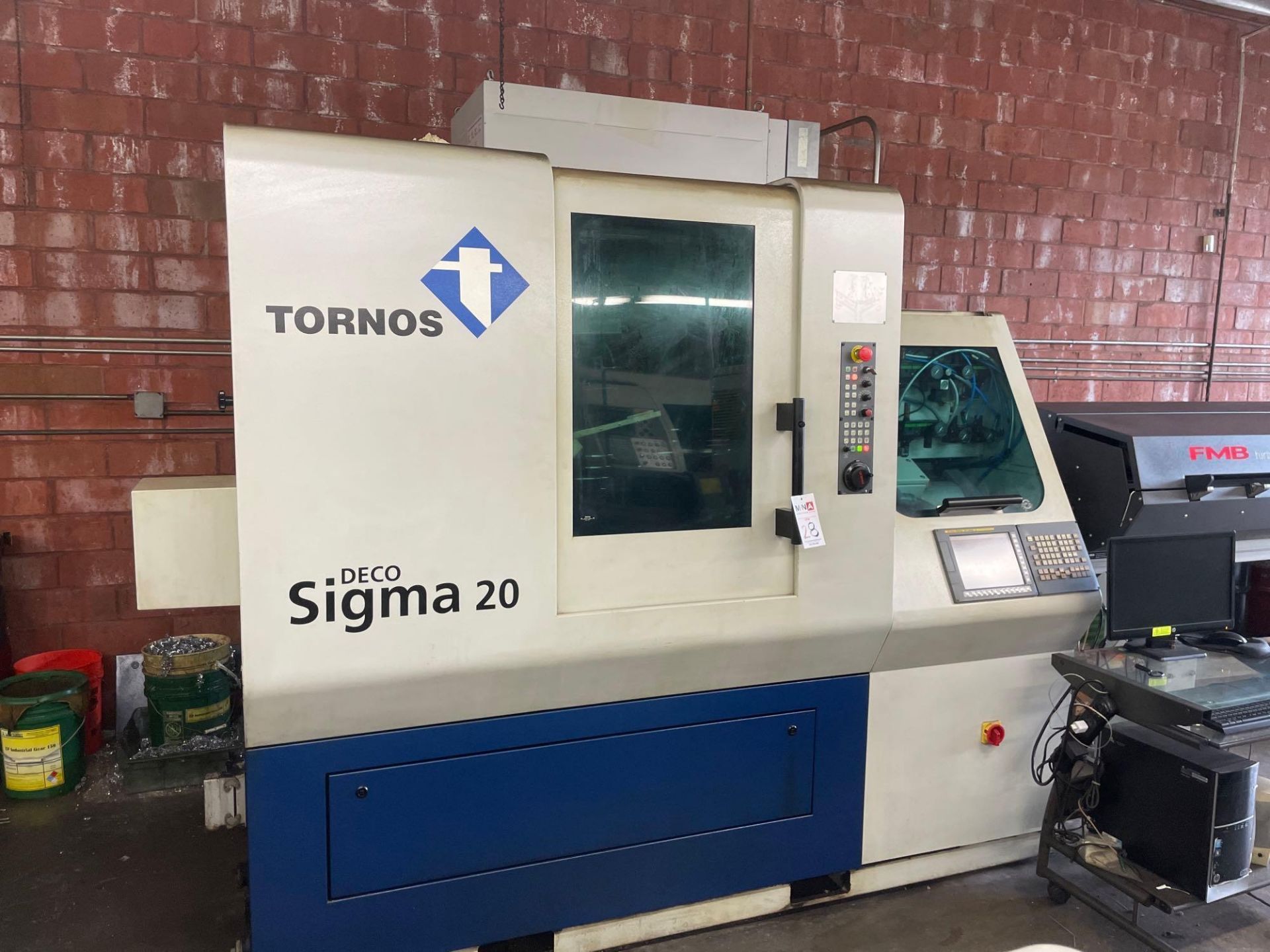 Tornos DECO SIGMA 20 CNC Swiss Style Screw Machine, GE Fanuc 31i Ctrl., Live Tooling, New 2006 - Bild 3 aus 11