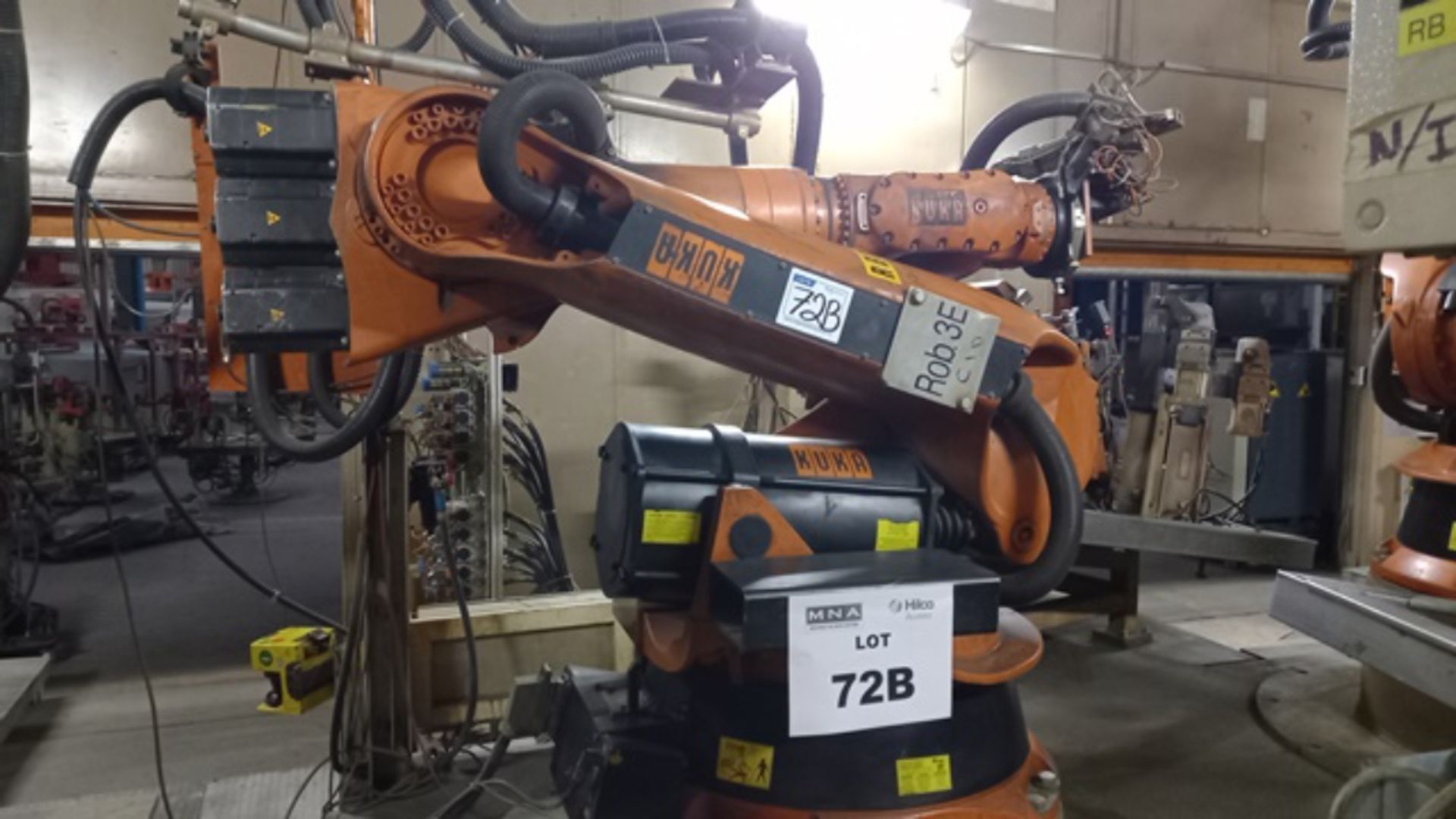 Kuka KR-150 Robot, Maximum Reach: 2,700 mm, Rated Payload: 150 Kg, with Robot Controller, New 2003