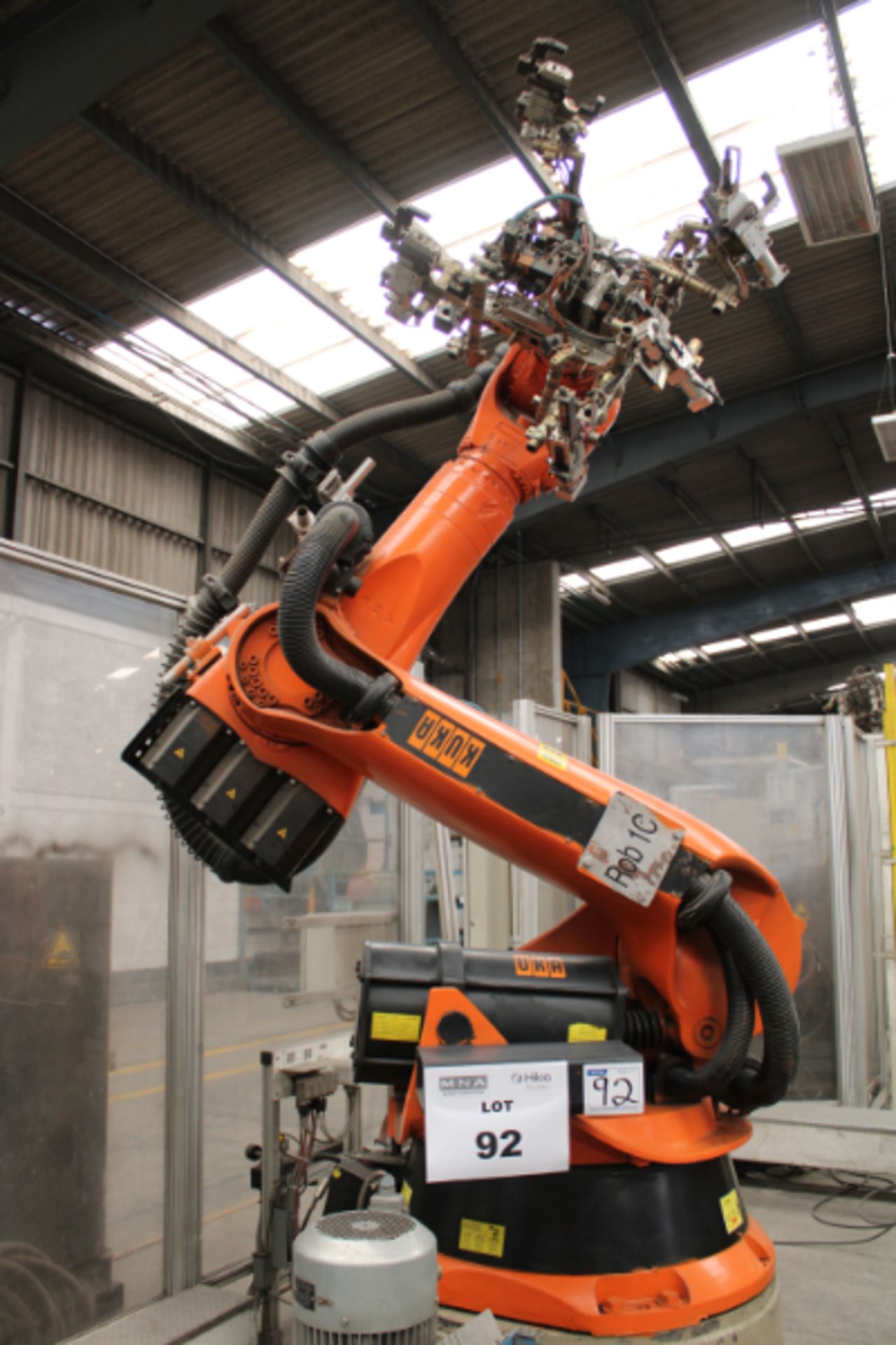 Kuka KR-150 Robot, Maximum Reach: 2,700 mm, Rated Payload: 150 Kg, with Robot Controller, New 2003