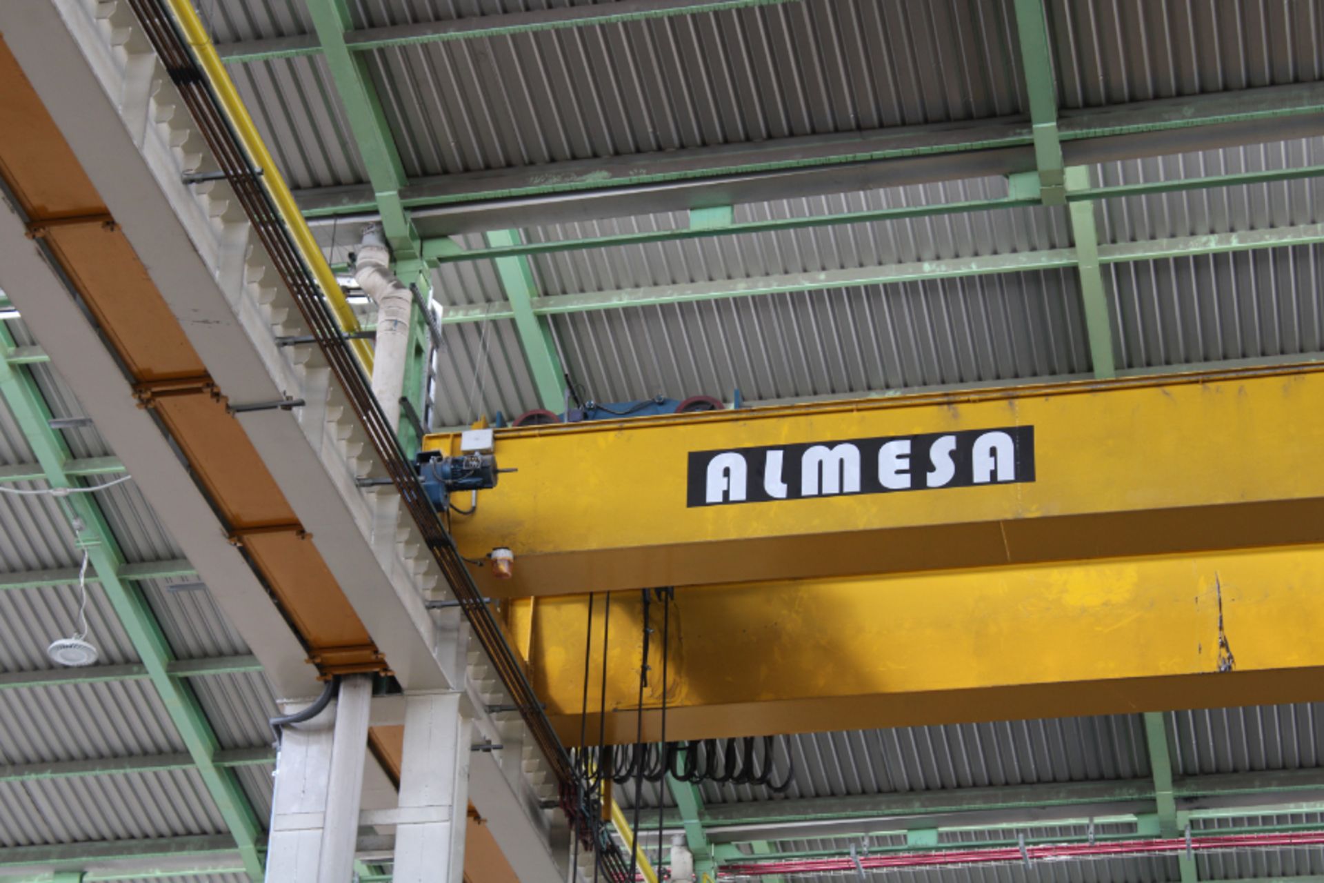 Almesa 25-Ton Double Girder Bridge Crane, Span 16 Meters, Kuli Electric Hoist, New 2010 *No Rails* - Image 4 of 9