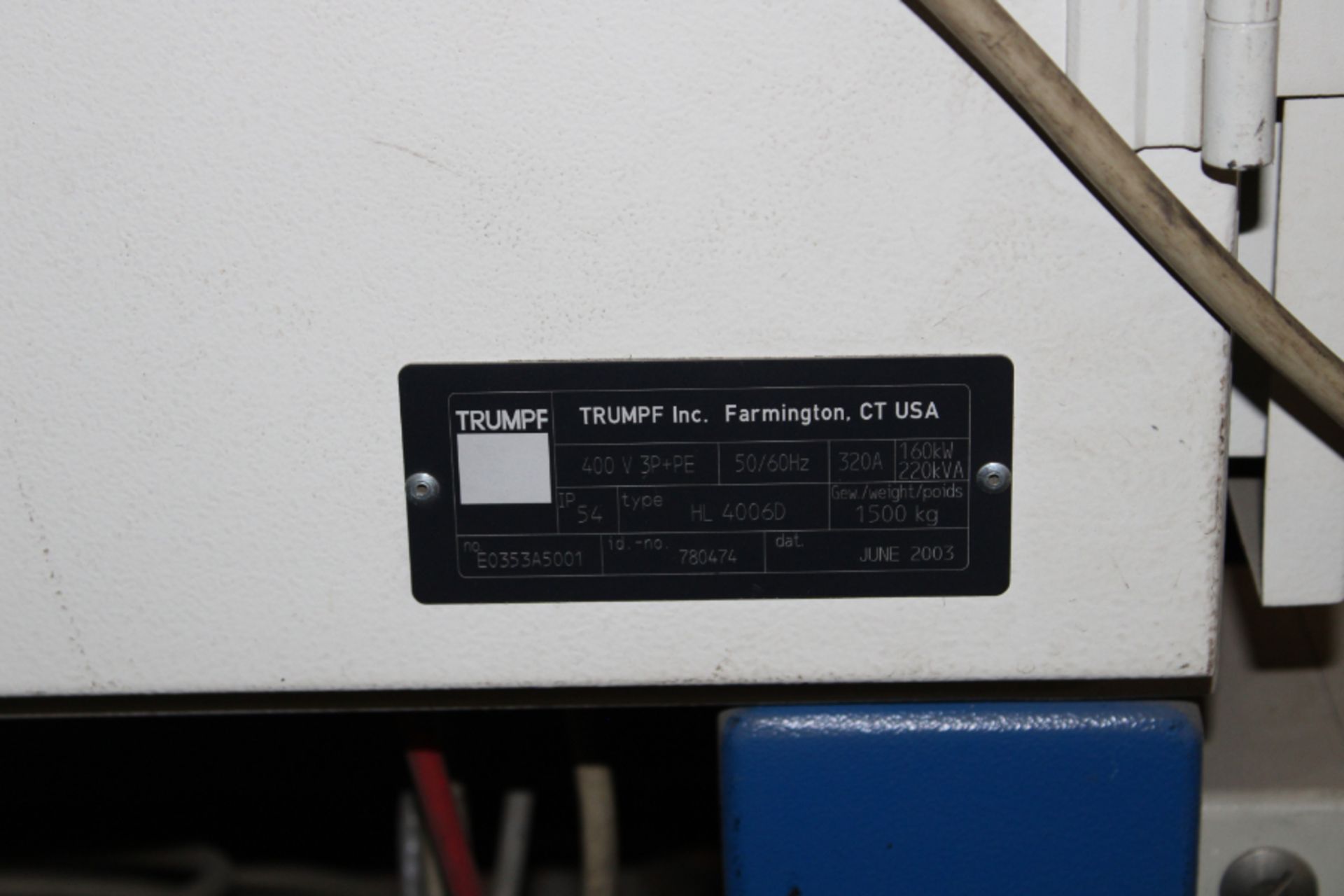 Trumpf HL4006D CNC Laser Machine, Includes (2) Soldering Heads, (2) Micro Wire Feeders, New 2003 - Image 6 of 12