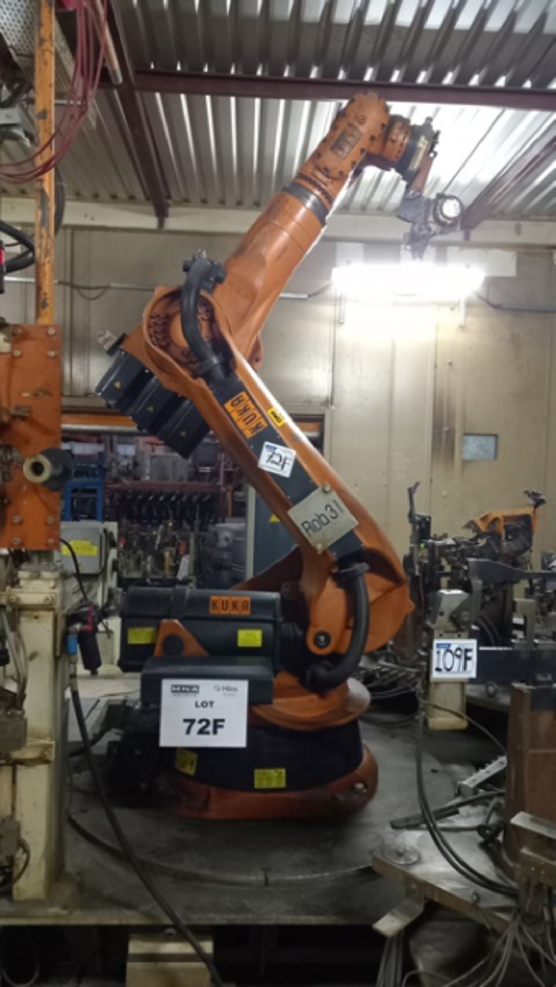 Kuka KR-150 Robot, Maximum Reach: 2,700 mm, Rated Payload: 150 Kg, with Robot Controller, New 2003 - Image 2 of 6