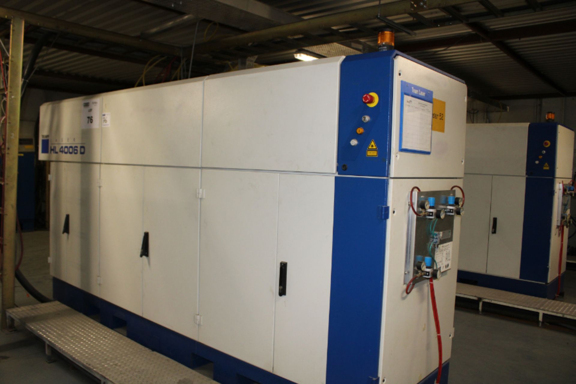 Trumpf HL4006D CNC Laser, 4000W, s/n 353A5002, New 2003