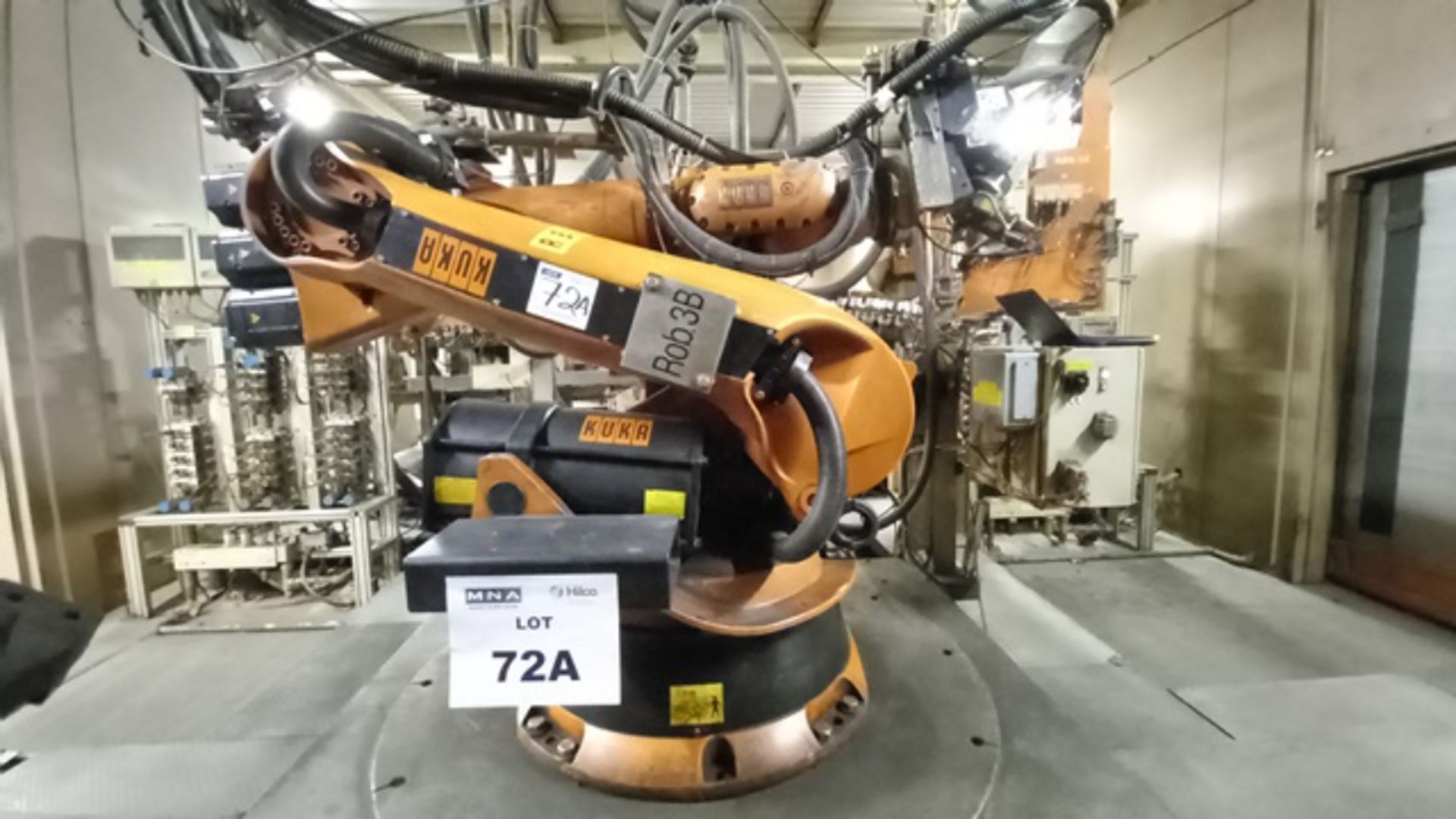 Kuka KR-150 Robot, Maximum Reach: 2,700 mm, Rated Payload: 150 Kg, with Robot Controller, New 2003