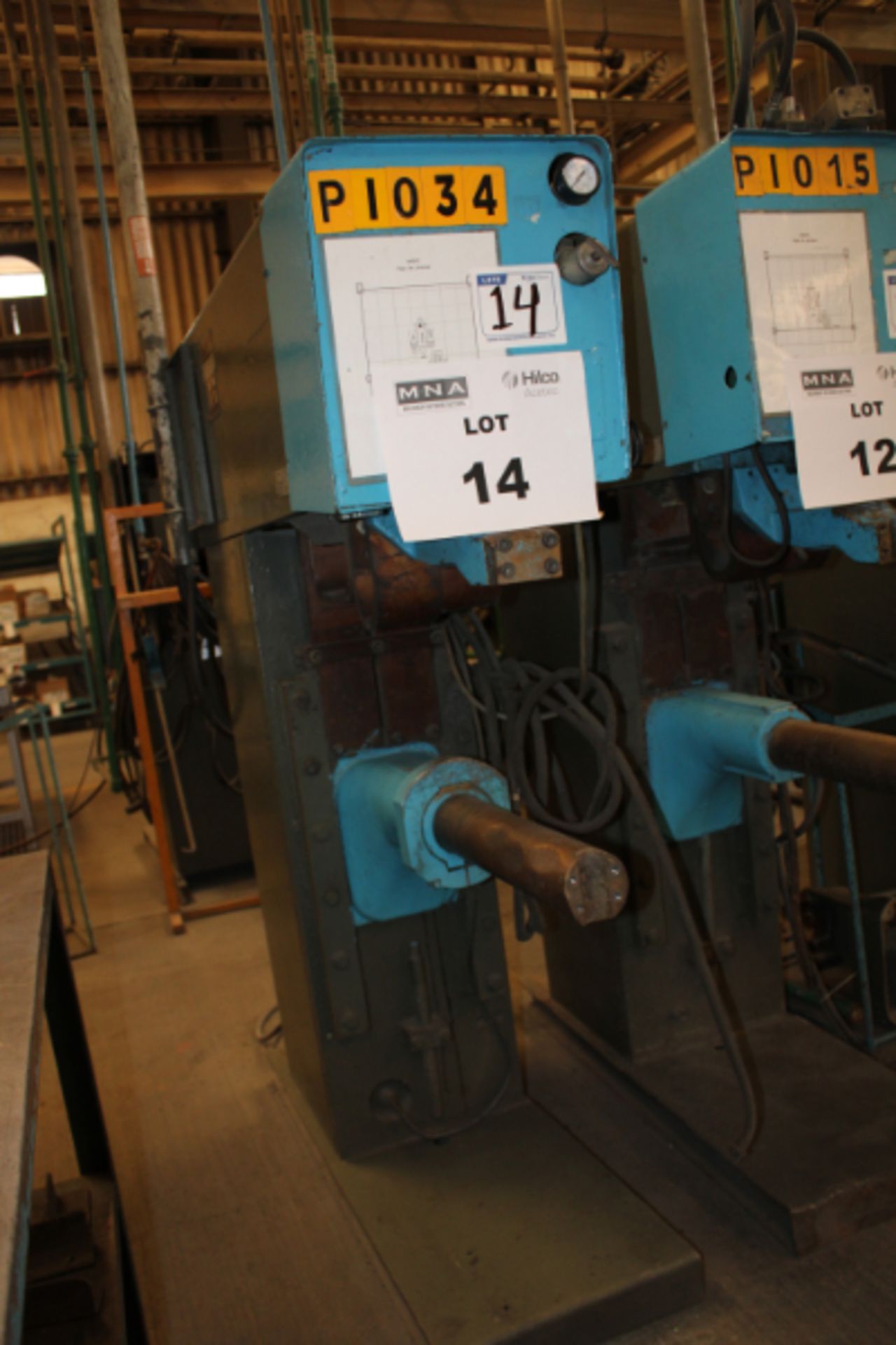 100 KVA Messer Griesheim UP100E Spot Welder, MPS1043 Control, Harms Wende System, New 1983 - Image 2 of 6