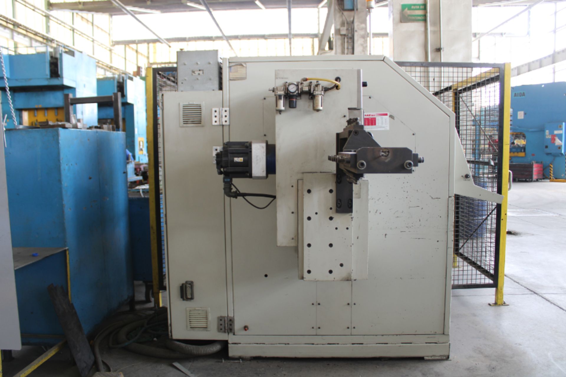 Automated Industrial Machinery Inc. (Aim, Inc.) AFE-3D8T-P8 CNC 8-MM Wire Bending Machine, New 2010 - Image 7 of 9