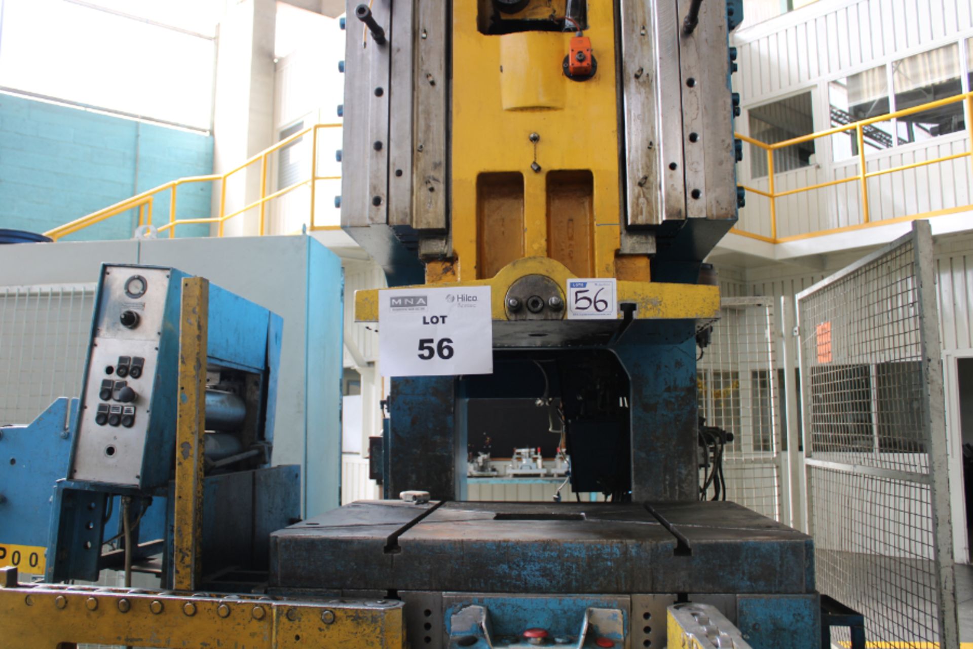 281 Ton Heilbronn Rep 250 Gap Frame Single Column Eccentric Press, New 2001 - Image 3 of 8