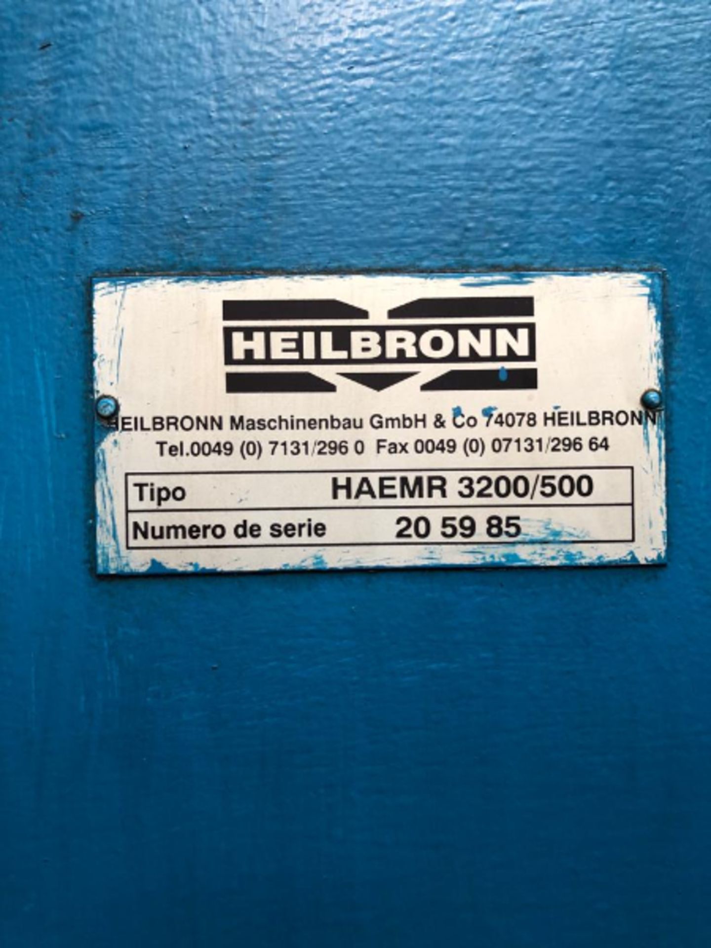 Heilbronn Haemr 3200/500 Roll Uncoiler, Capacity: 4,000 Lb, Mandrel Width: 36" - Image 4 of 5