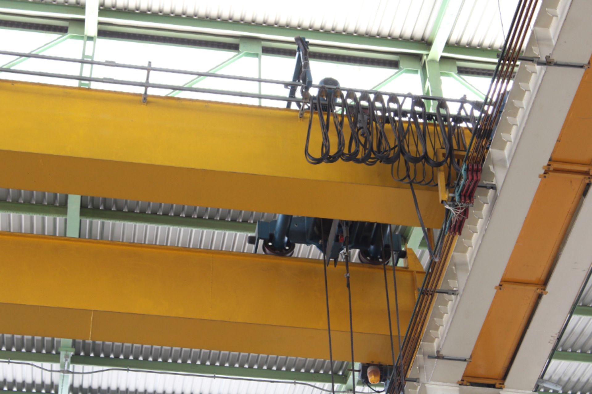Almesa 25-Ton Double Girder Bridge Crane, Span 16 Meters, Kuli Electric Hoist, New 2010 *No Rails* - Image 7 of 9