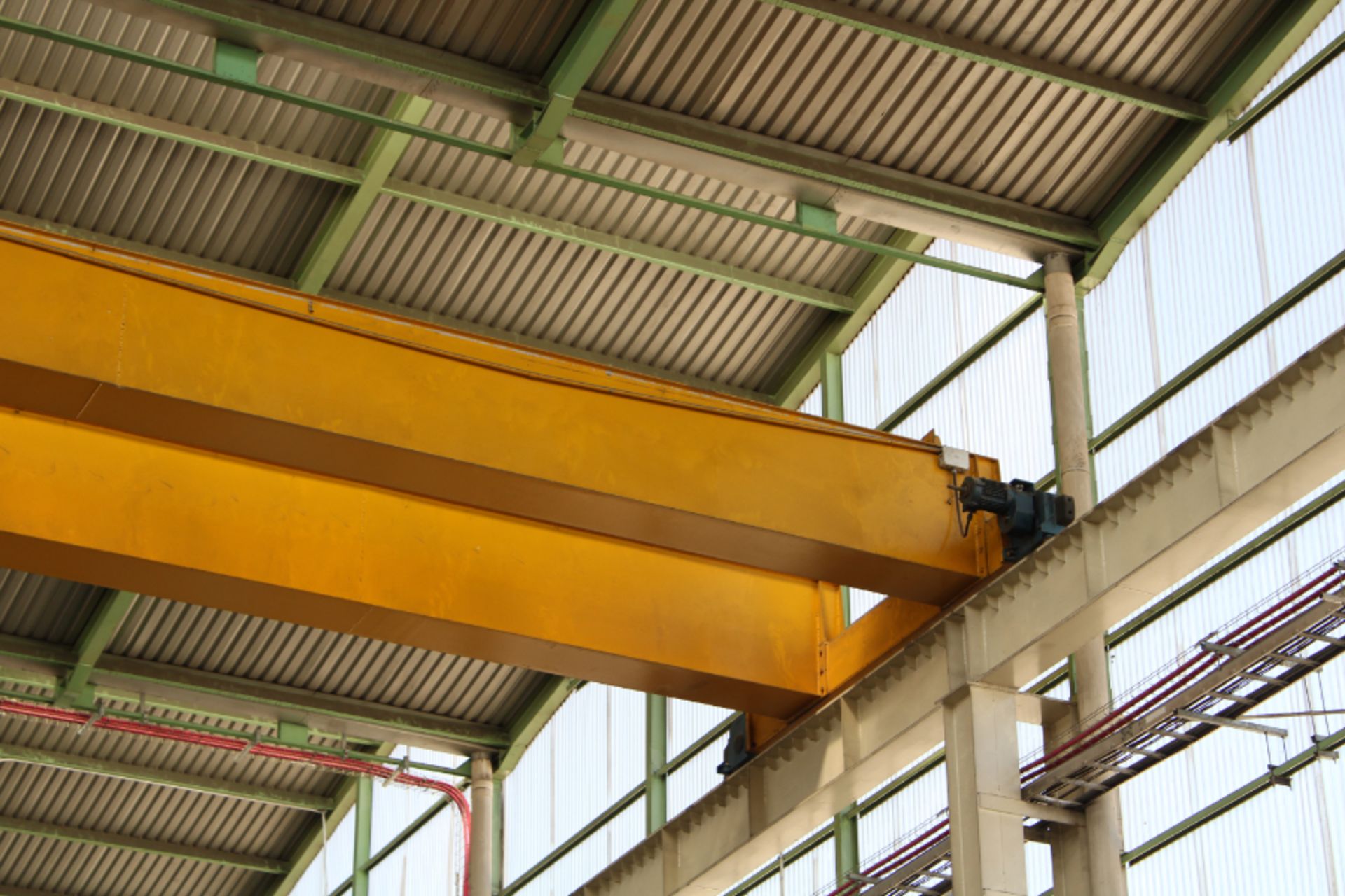 Almesa 25-Ton Double Girder Bridge Crane, Span 16 Meters, Kuli Electric Hoist, New 2010 *No Rails* - Image 5 of 9