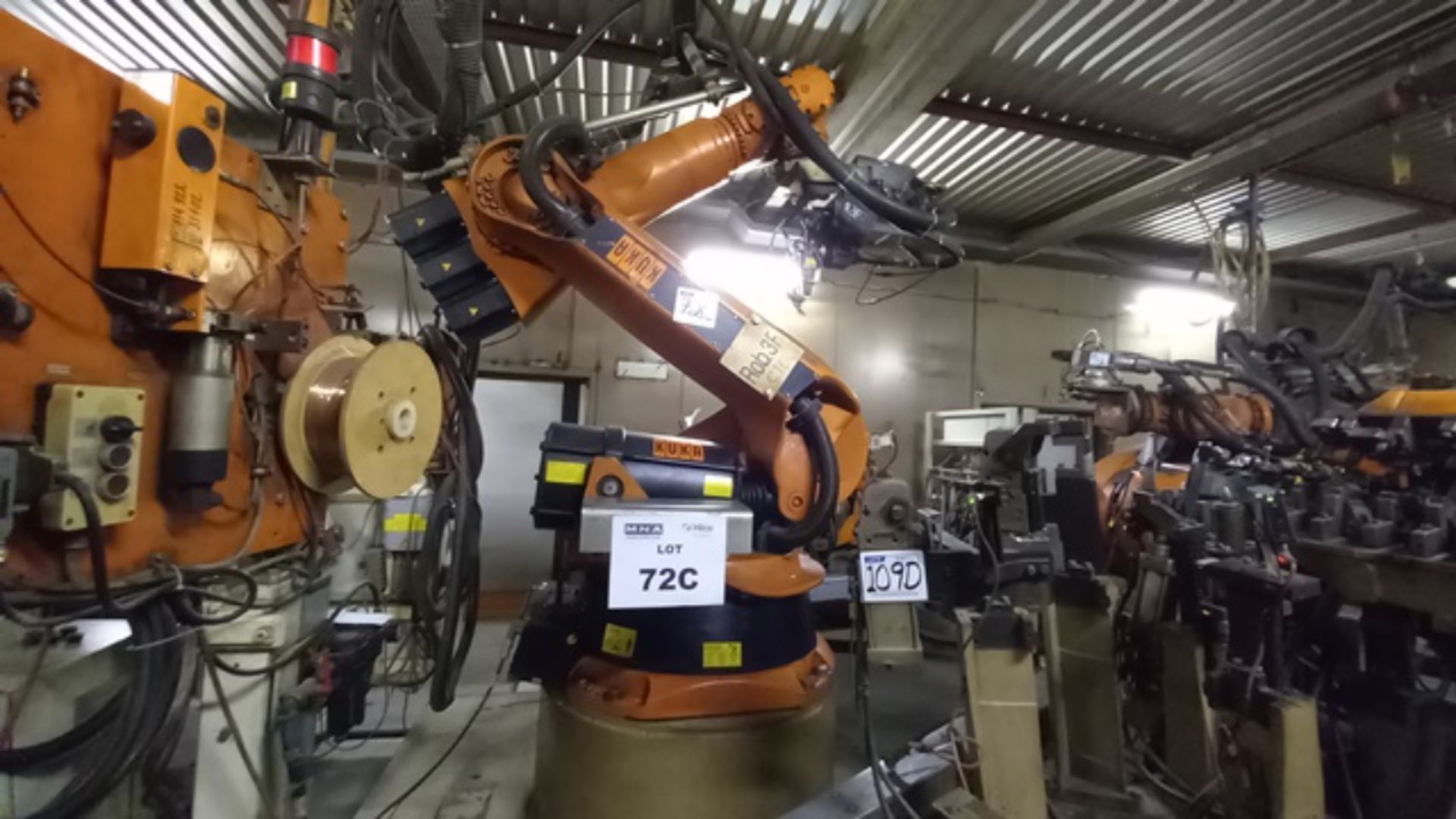 Kuka KR-2150L130 Robot, Maximum Reach: 2,900 mm, Rated Payload: 130 Kg, New 2003