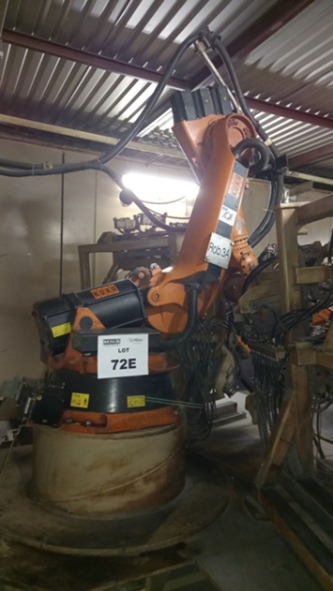 Kuka KR-150 Robot, Maximum Reach: 2,700 mm, Rated Payload: 150 Kg, with Robot Controller, New 2003 - Image 5 of 5