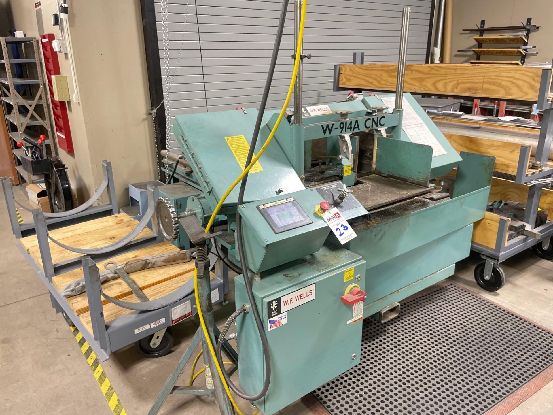 WF Wells Horizontal Bandsaw, m/n W-9-14 A-CNC, s/n A3588W12138 - Image 3 of 8