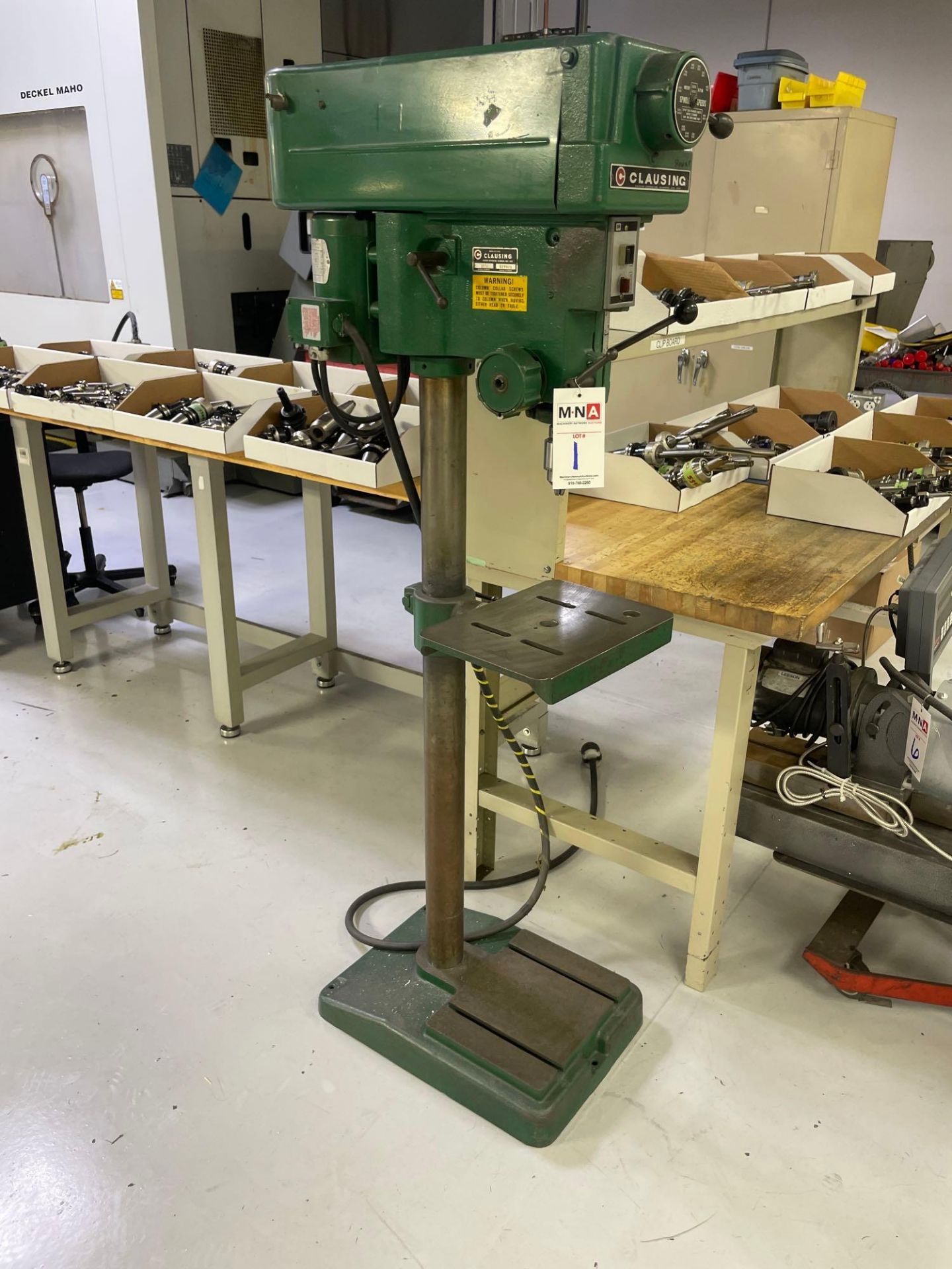 Clausing 1671 16" Floor Model Drill Press, s/n 629925 - Image 2 of 5