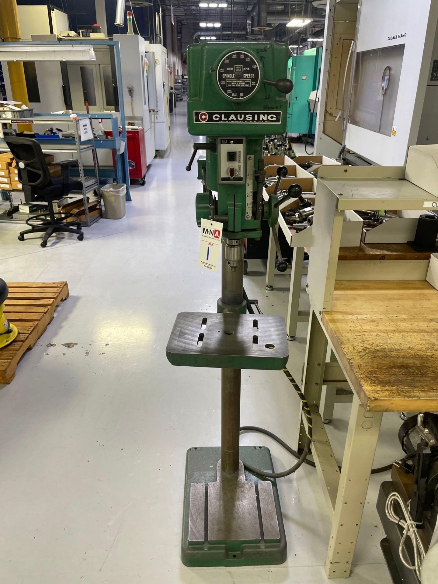 Clausing 1671 16" Floor Model Drill Press, s/n 629925 - Image 3 of 5