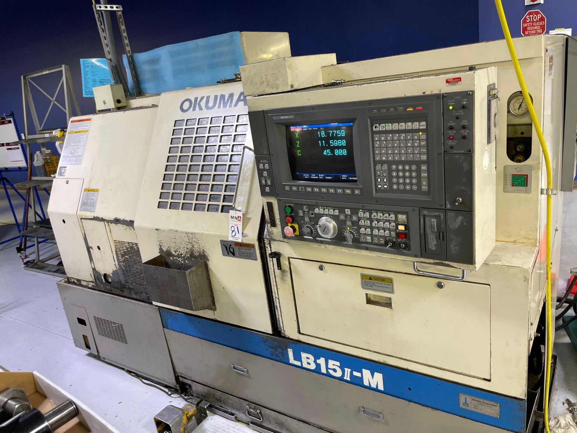 Okuma LB-15IM, 12 Position Turret, s/n 2313, New 1995 - Image 4 of 9