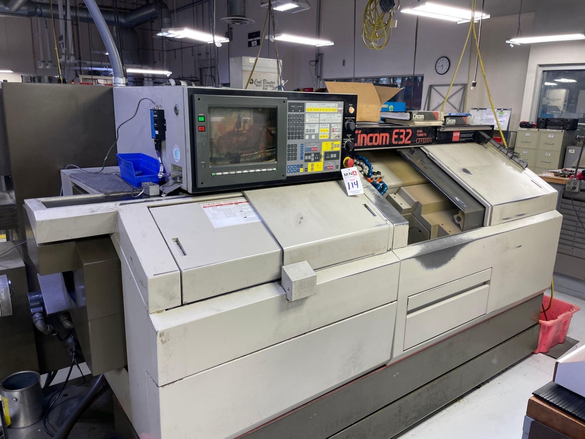 Citizen Cincom E-32 CNC Swiss Lathe, s/n W5252, New 1995 - Image 2 of 8