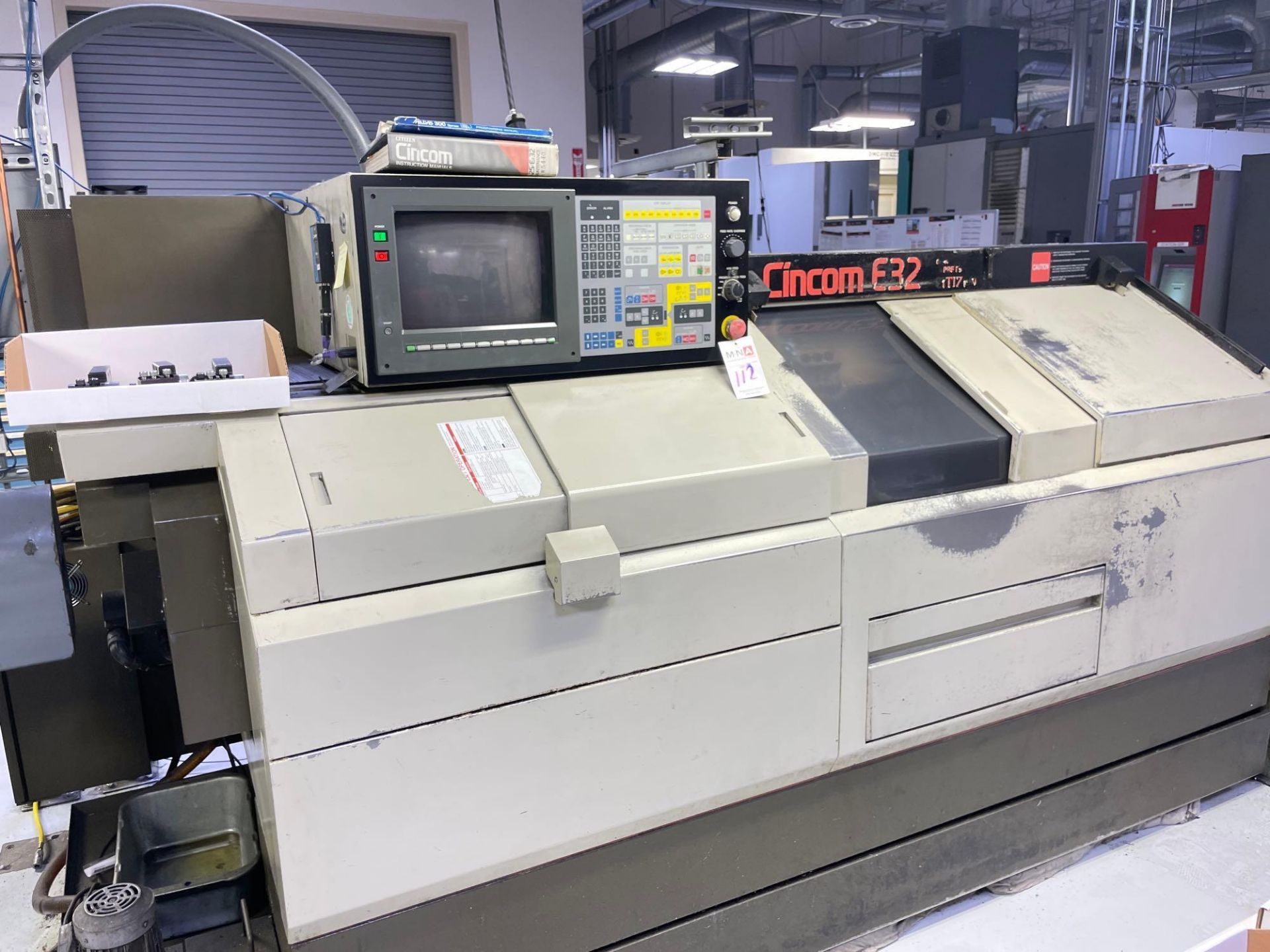 Citizen Cincom E-32 CNC Swiss Lathe, s/n W5440, New 1995