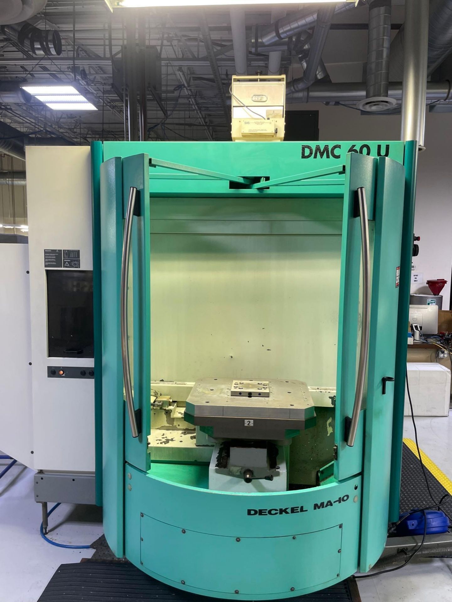 DMG DMC60U 5-Axis Machining Center, Heidenhain Ctrl., 60 ATC,  CAT-40, 14K RPM, CTS, New 2000 - Image 7 of 9