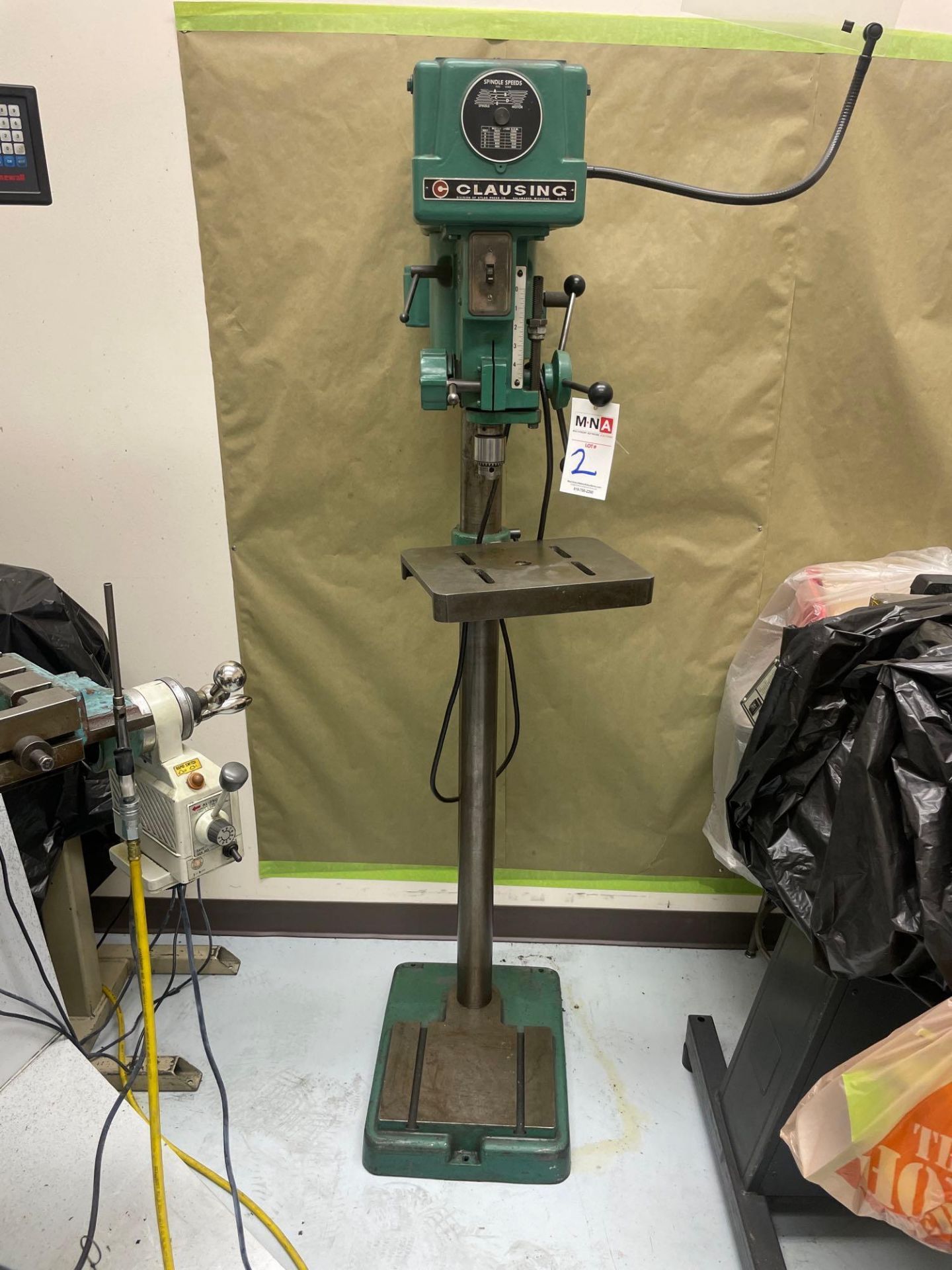 Clausing 165C 16" Floor Model Drill Press, s/n 111127