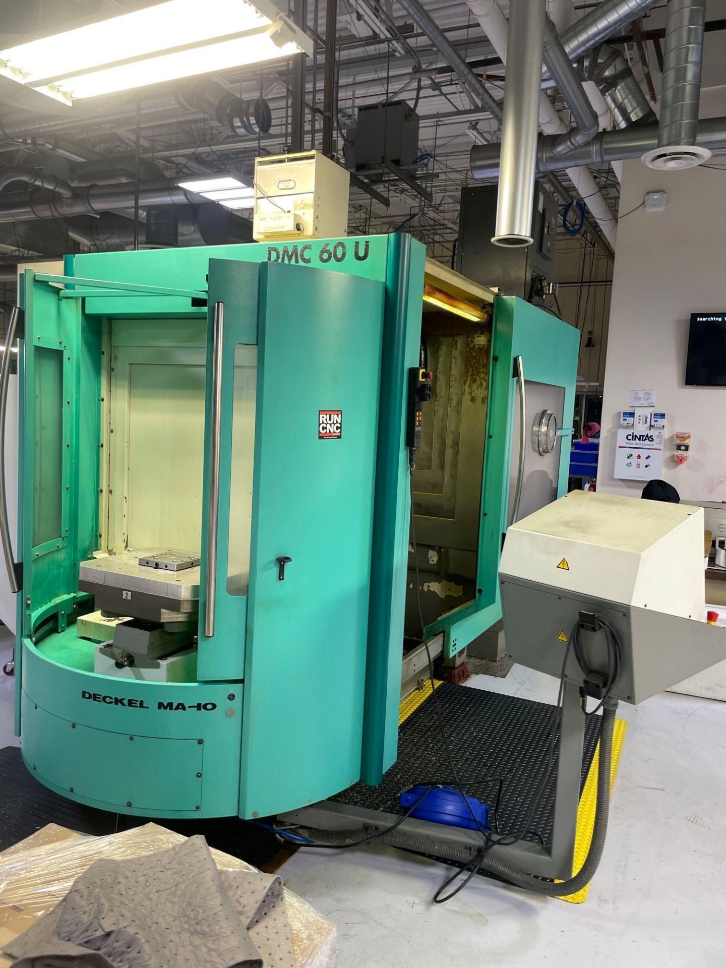 DMG DMC60U 5-Axis Machining Center, Heidenhain Ctrl., 60 ATC,  CAT-40, 14K RPM, CTS, New 2000 - Image 6 of 9