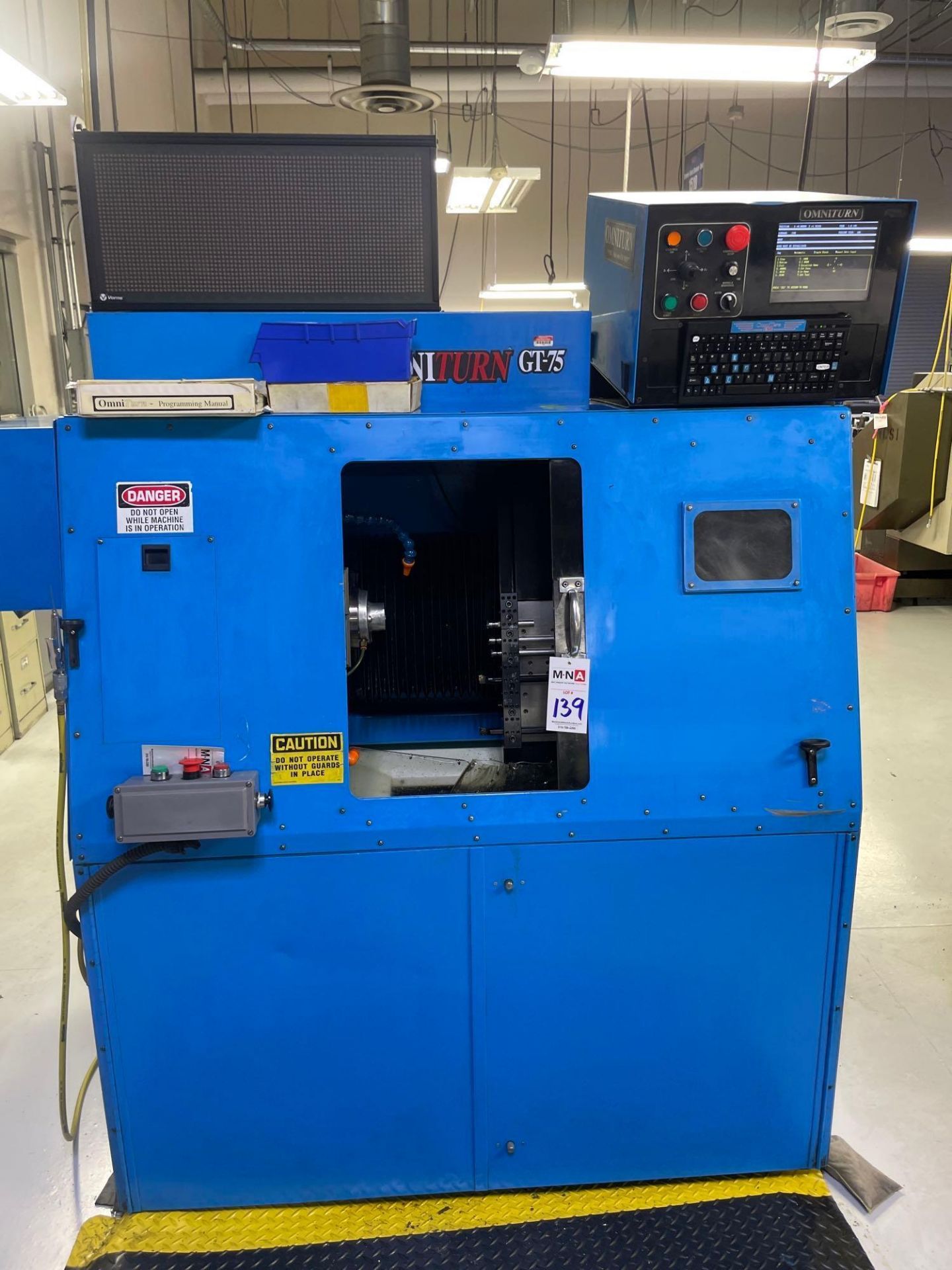 OmniTurn GT-75 Gang Tool CNC Turning Center, s/n 2288G34 - Image 4 of 7