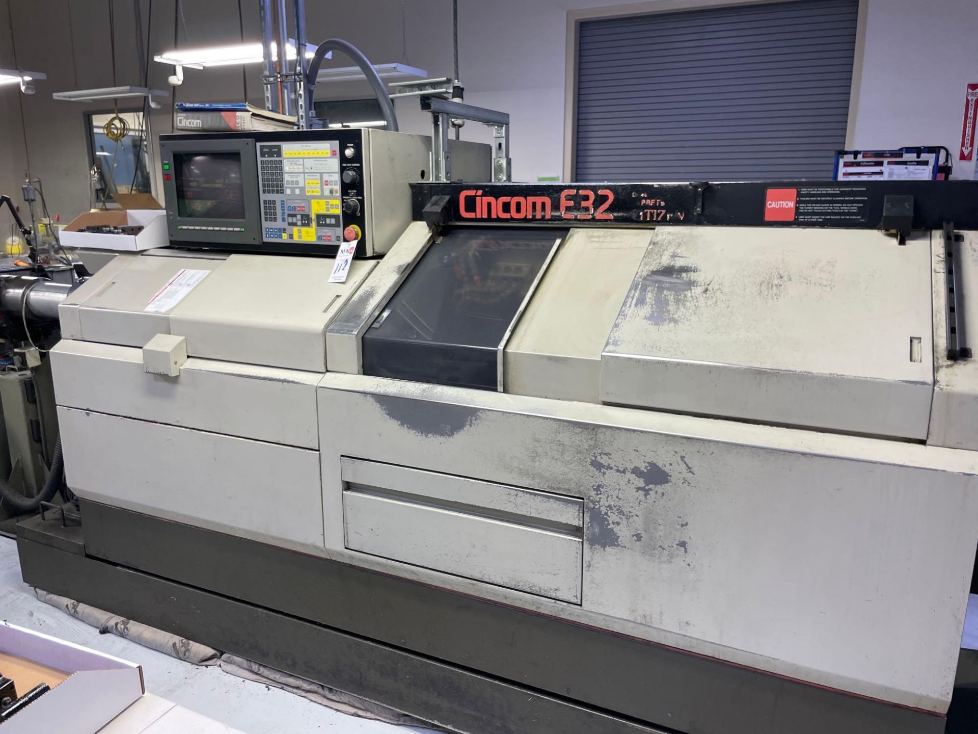 Citizen Cincom E-32 CNC Swiss Lathe, s/n W5440, New 1995 - Image 2 of 8