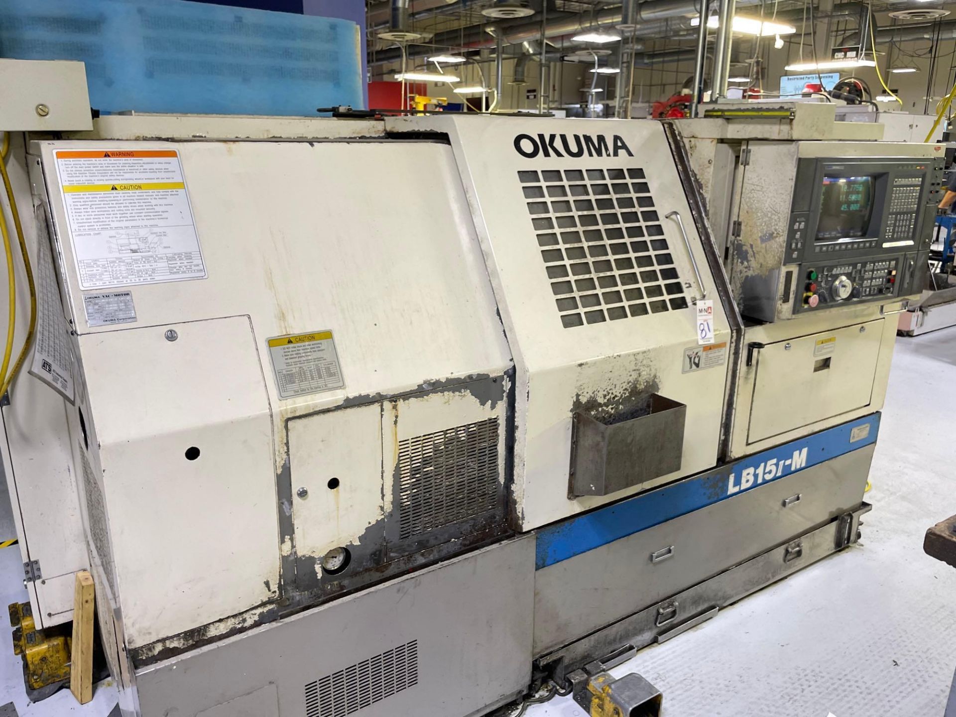 Okuma LB-15IM, 12 Position Turret, s/n 2313, New 1995 - Image 2 of 9