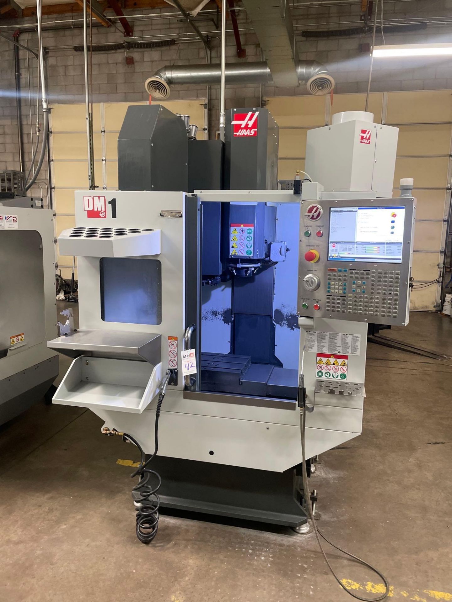 HAAS DM-1 Vertical Machining Center, 4th- Axis Ready, 20” x 16” x 15.5” Trvls., 15k RPM, New 2017 - Image 8 of 12
