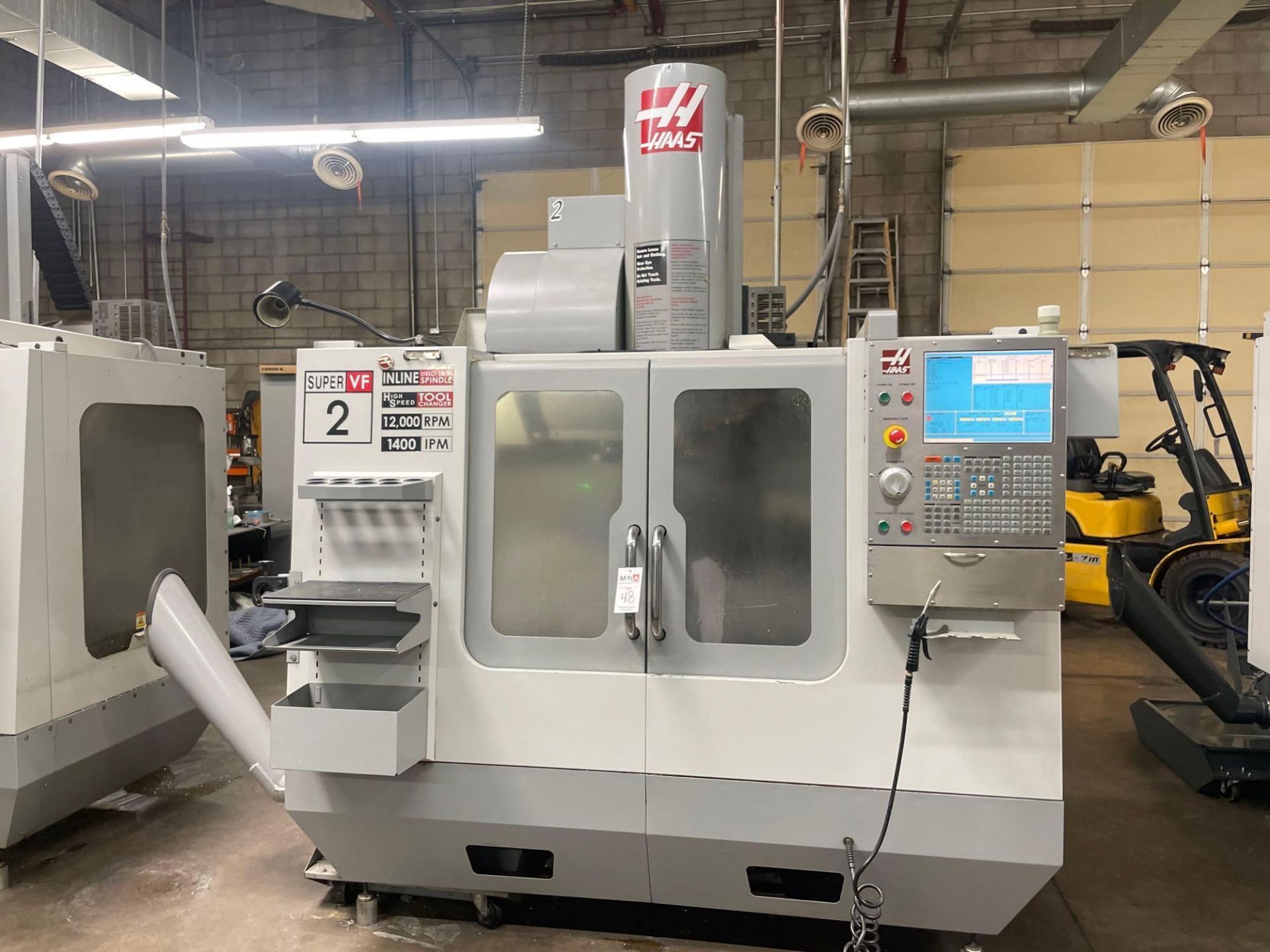 HAAS VF-2SS CNC Vertical Machining Center, 30” x 16” x 20” Trvls., 12k RPM, 30 HP, New 2009 - Image 2 of 11