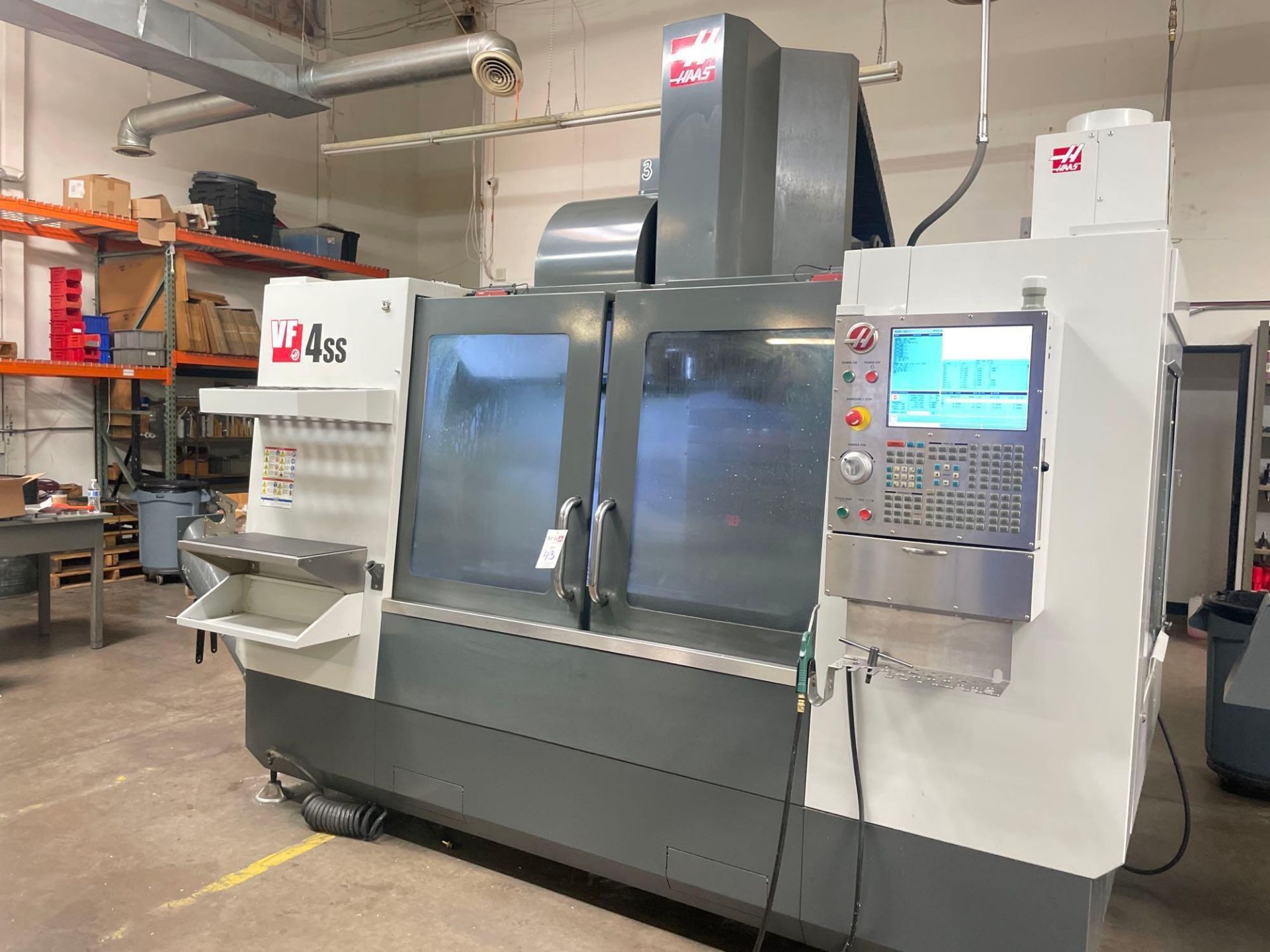 HAAS VF-4SS CNC Vertical Machining Center, 50” x 20” x 25” Trvls., 12k RPM, 30HP, New 2015 - Image 5 of 13