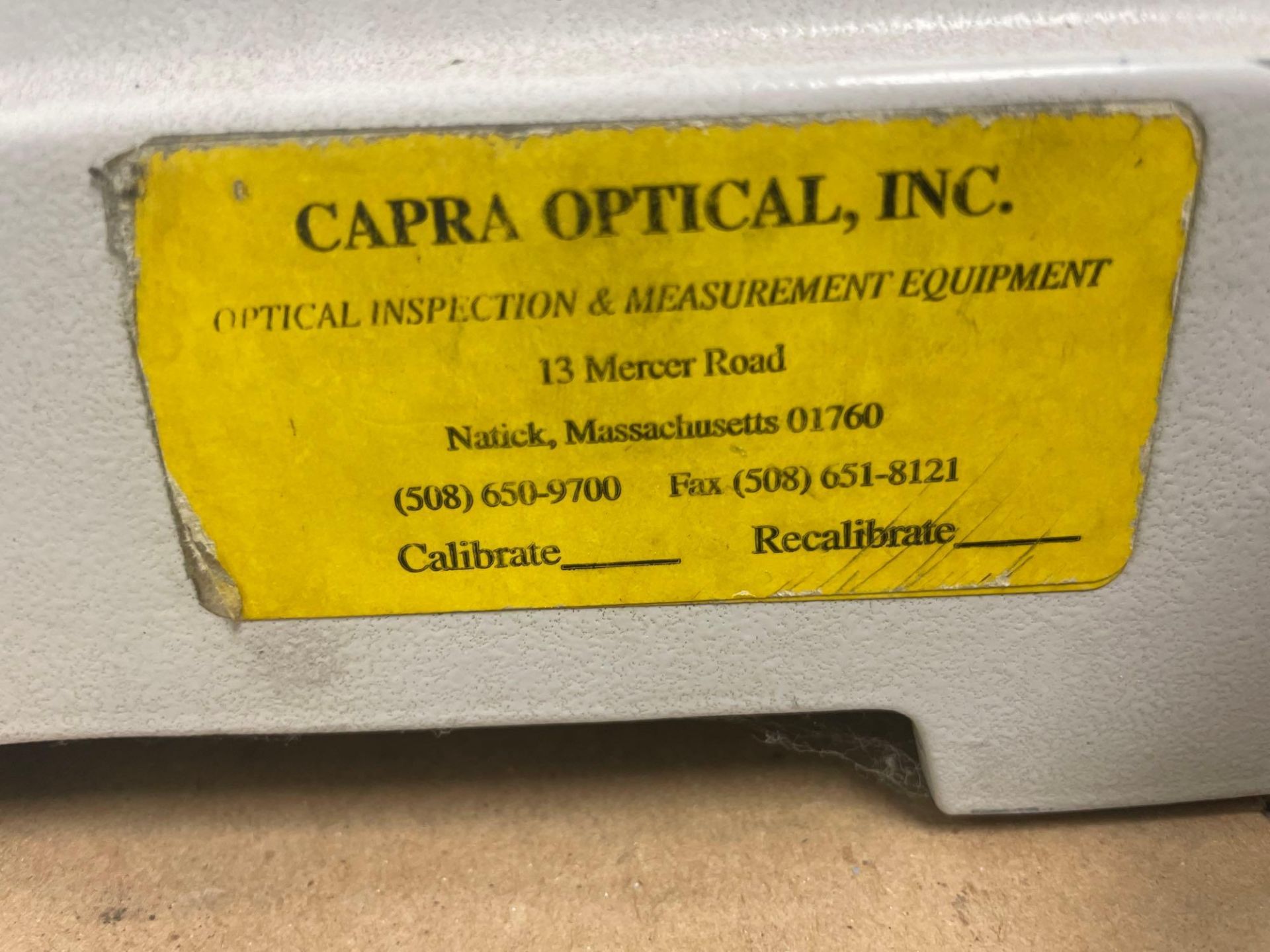 Capra Optical Comparator - Image 8 of 8