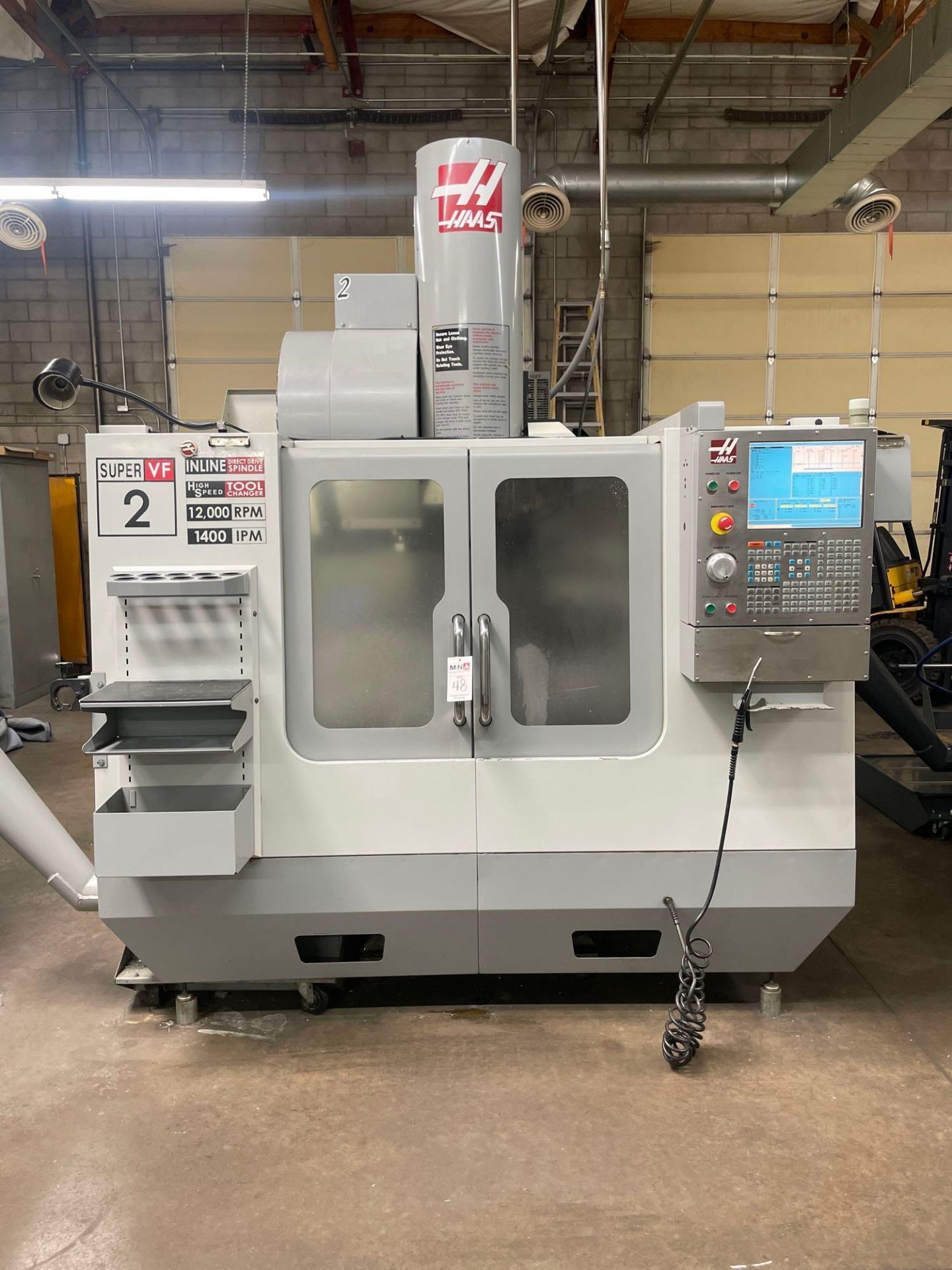 HAAS VF-2SS CNC Vertical Machining Center, 30” x 16” x 20” Trvls., 12k RPM, 30 HP, New 2009 - Image 4 of 11