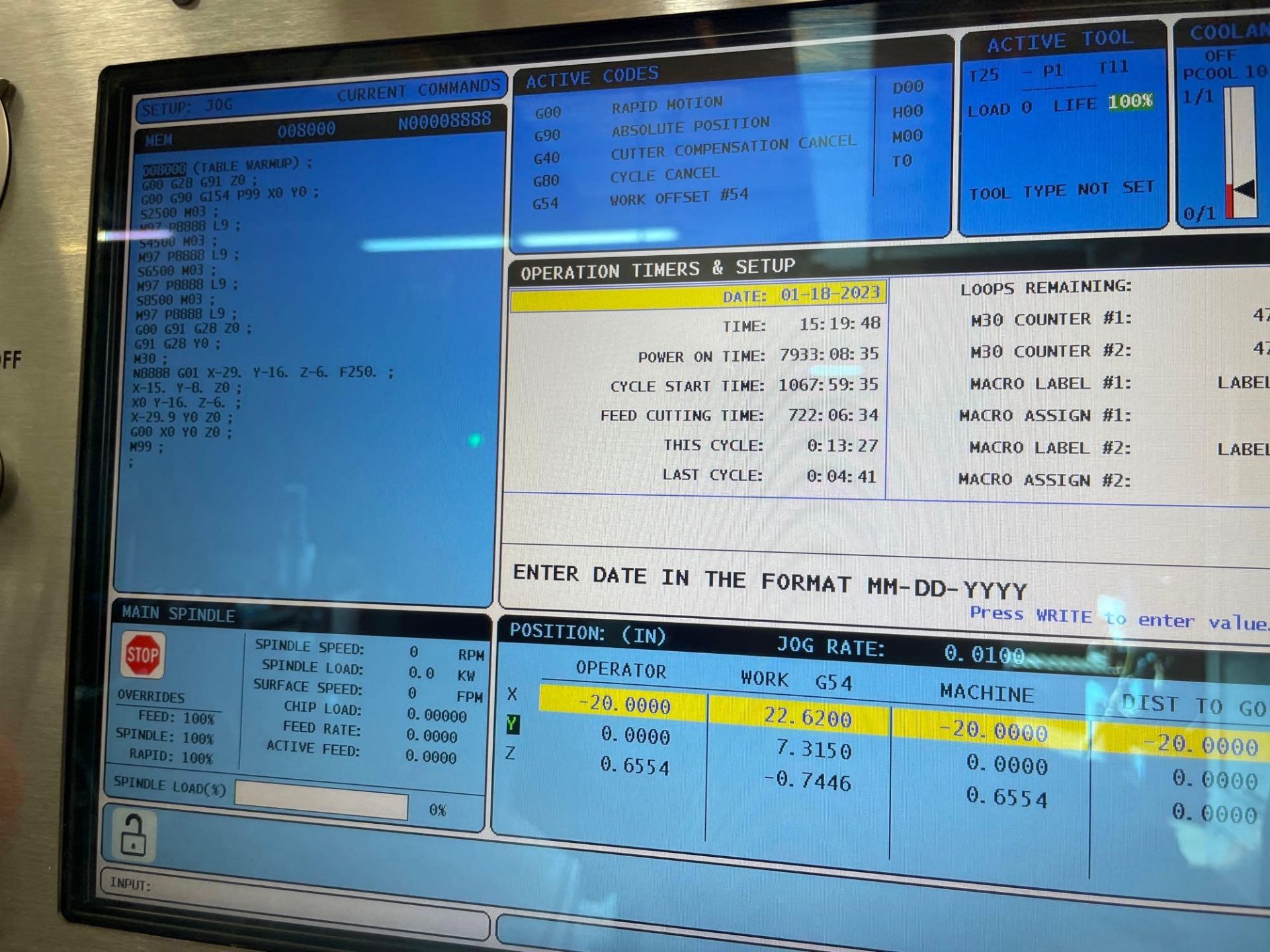 HAAS VF-4SS CNC Vertical Machining Center, 50” x 20” x 25” Trvls., 12k RPM, 30HP, New 2015 - Image 13 of 13