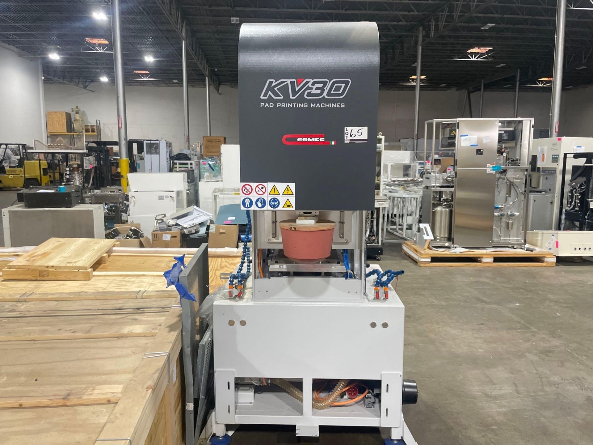 Comec KV 30 Servo Controlled Semi-Automatic Pad Printer, s/n 13271, New 2019 - Image 5 of 7