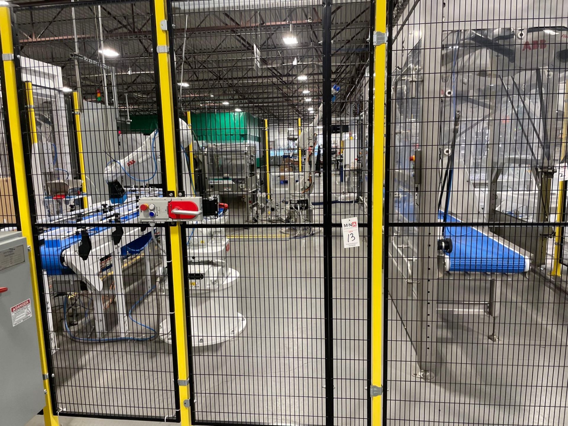 Safety Cage for Robotic Packaging System