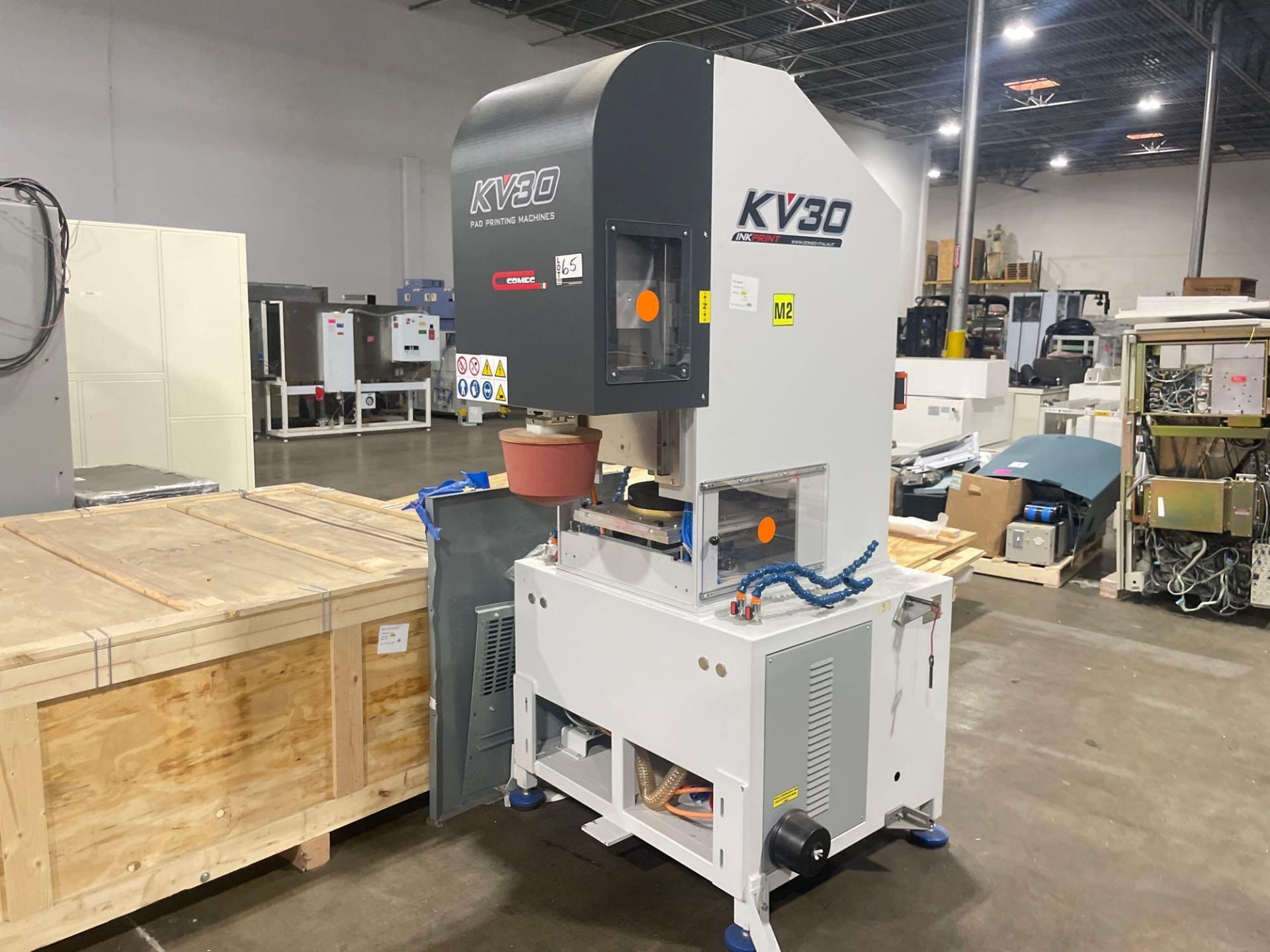 Comec KV 30 Servo Controlled Semi-Automatic Pad Printer, s/n 13271, New 2019