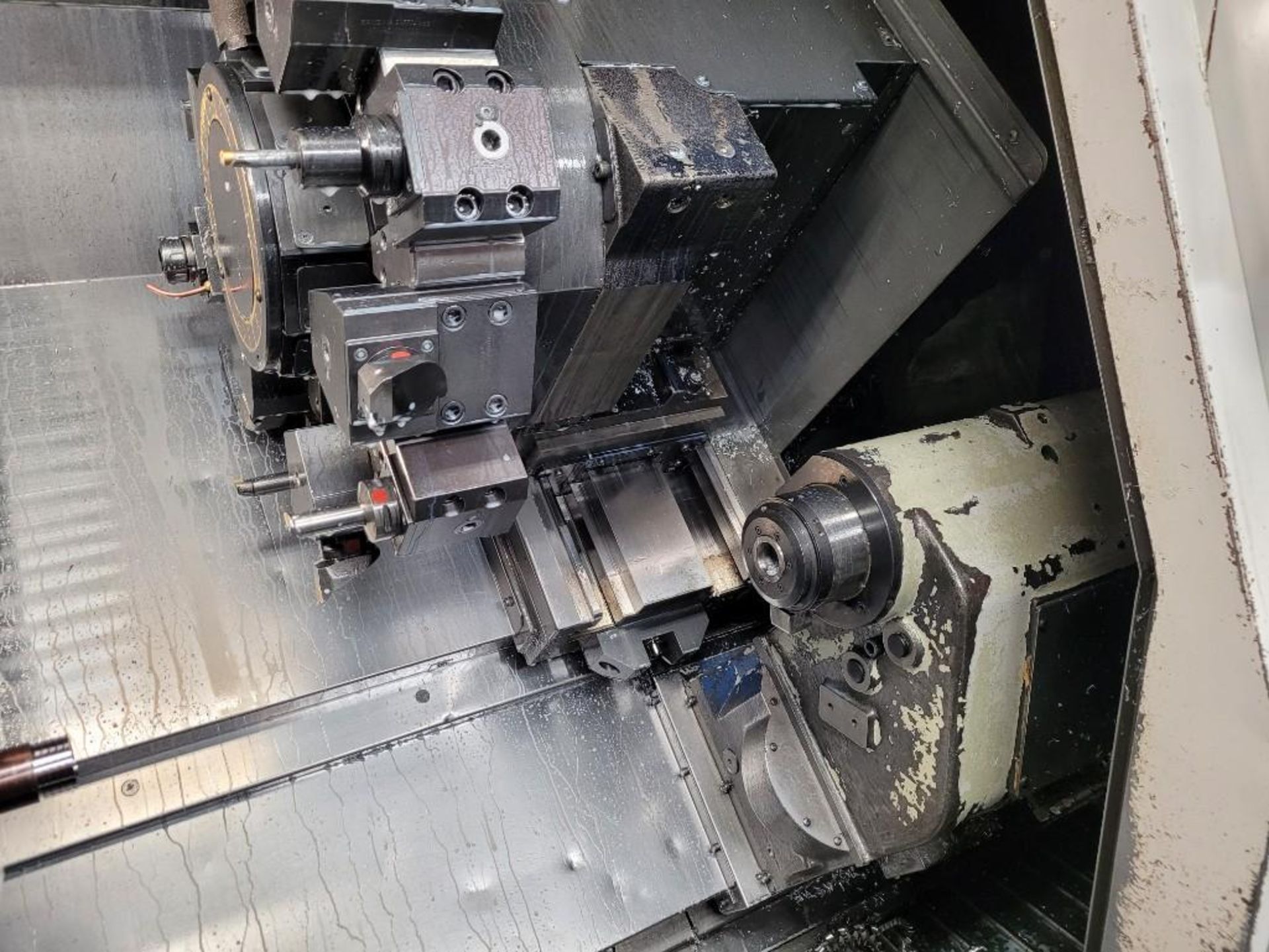 Mori Seiki SL-300AMC CNC Turning Center, MSC-501 Control, Kitagawa B-210 10" 3-Jaw Chuck, New 1998 - Image 7 of 16