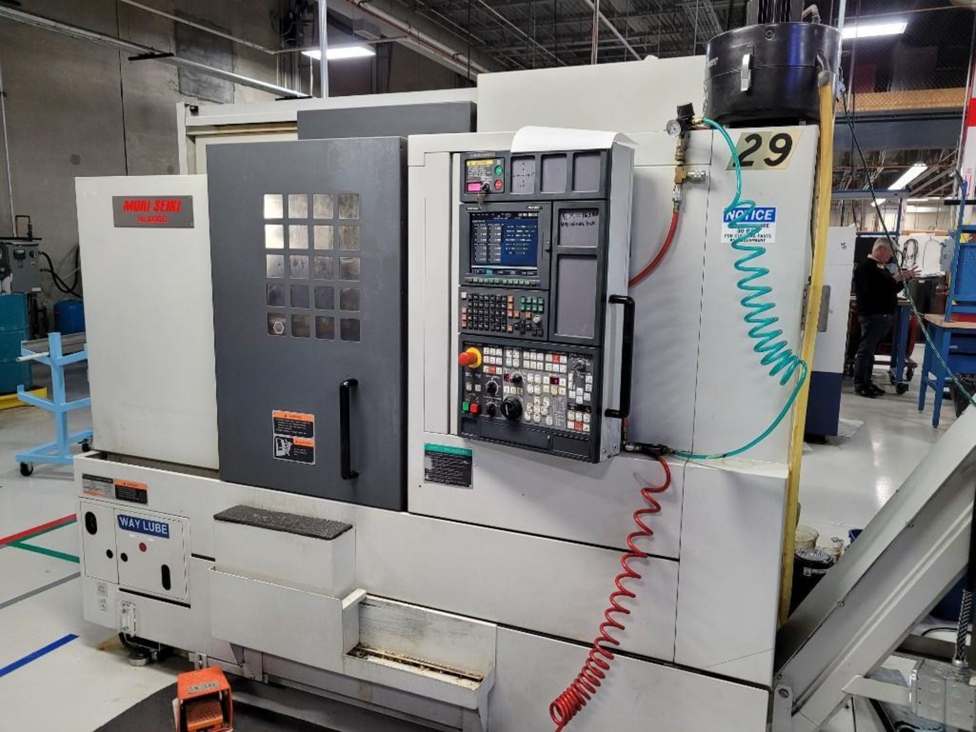 Mori Seiki NL2000 CNC Turning Center, MSX-850 Control, Collet Chuck, New 2005 - Image 8 of 19