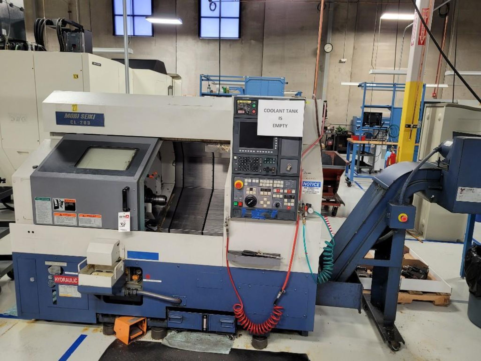 Mori Seiki CL-203B/500 CNC Turning Center, Updated Control (MAPPS 3), Collet Chuck, New 2001 - Image 3 of 13