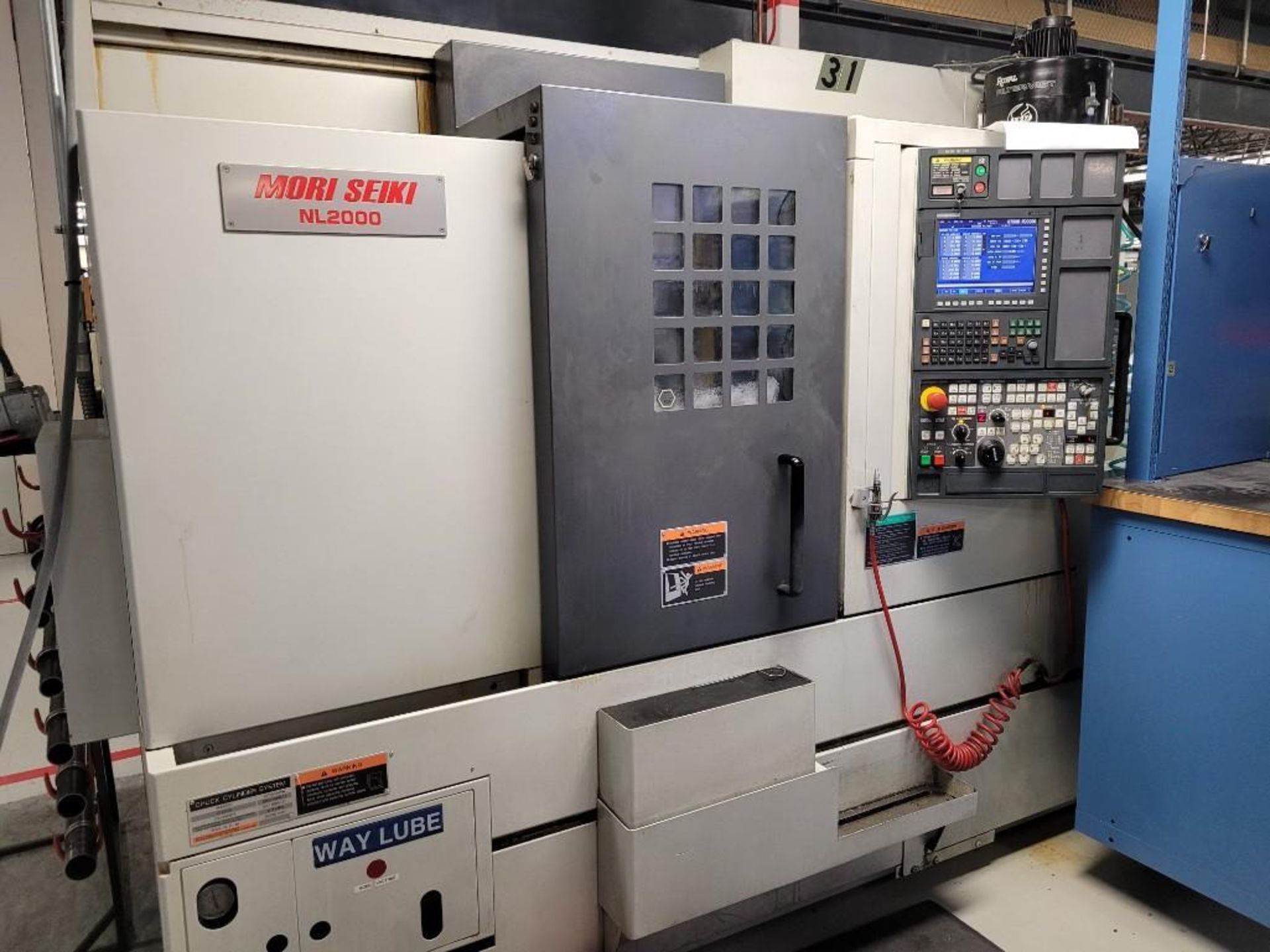 Mori Seiki NL2000Y CNC Turning Center, MSX-850III Control, Y-Axis, Collet Chuck, New 2005