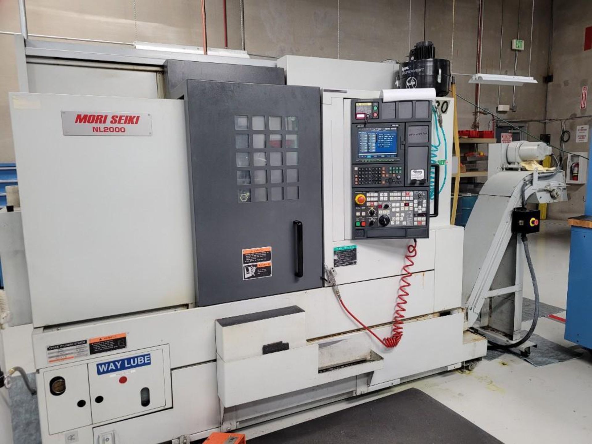 Mori Seiki NL2000 CNC Turning Center,MSX-850 Control, Collet Chuck, New 2005 - Image 5 of 16