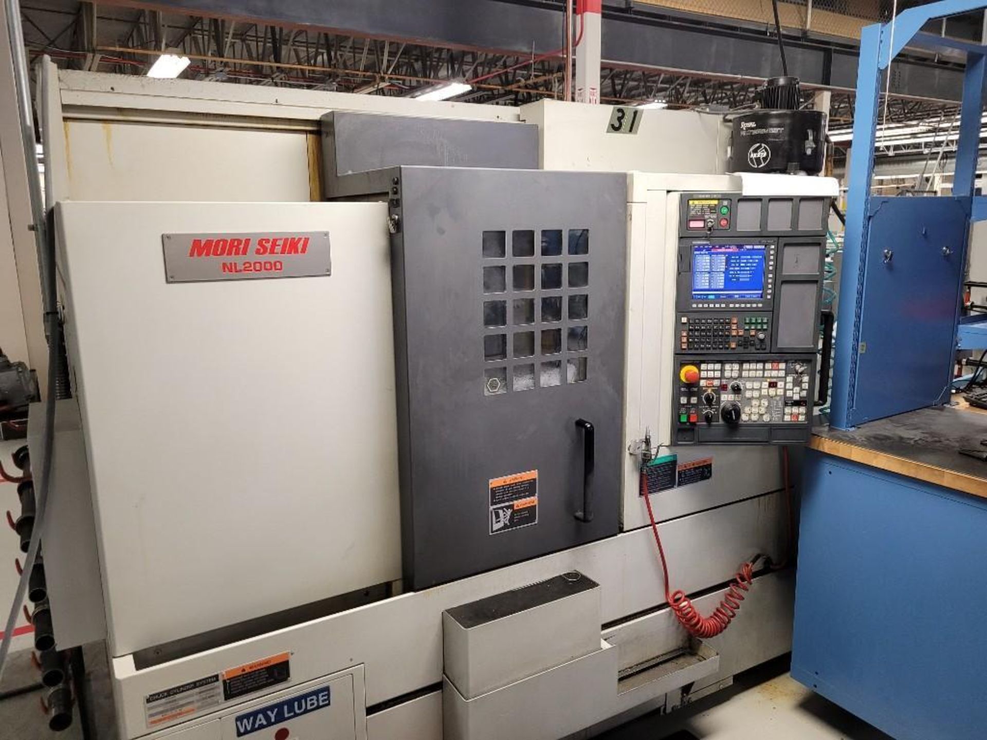 Mori Seiki NL2000Y CNC Turning Center, MSX-850III Control, Y-Axis, Collet Chuck, New 2005 - Image 3 of 13