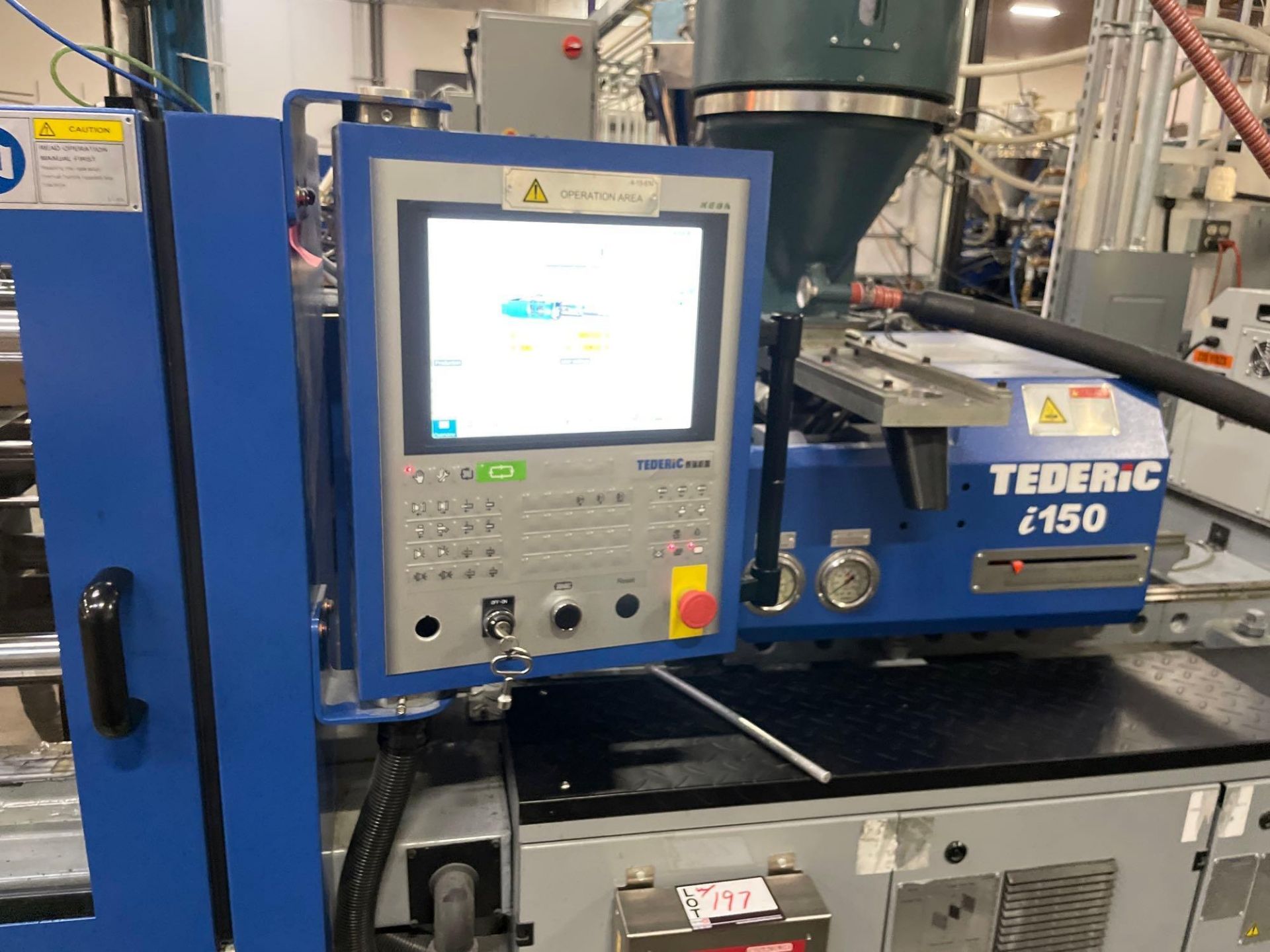 66 Ton Tederic D60 Plastic Injection Molder, Keba 12000, s/n T00800241, New 2019 - Image 9 of 11