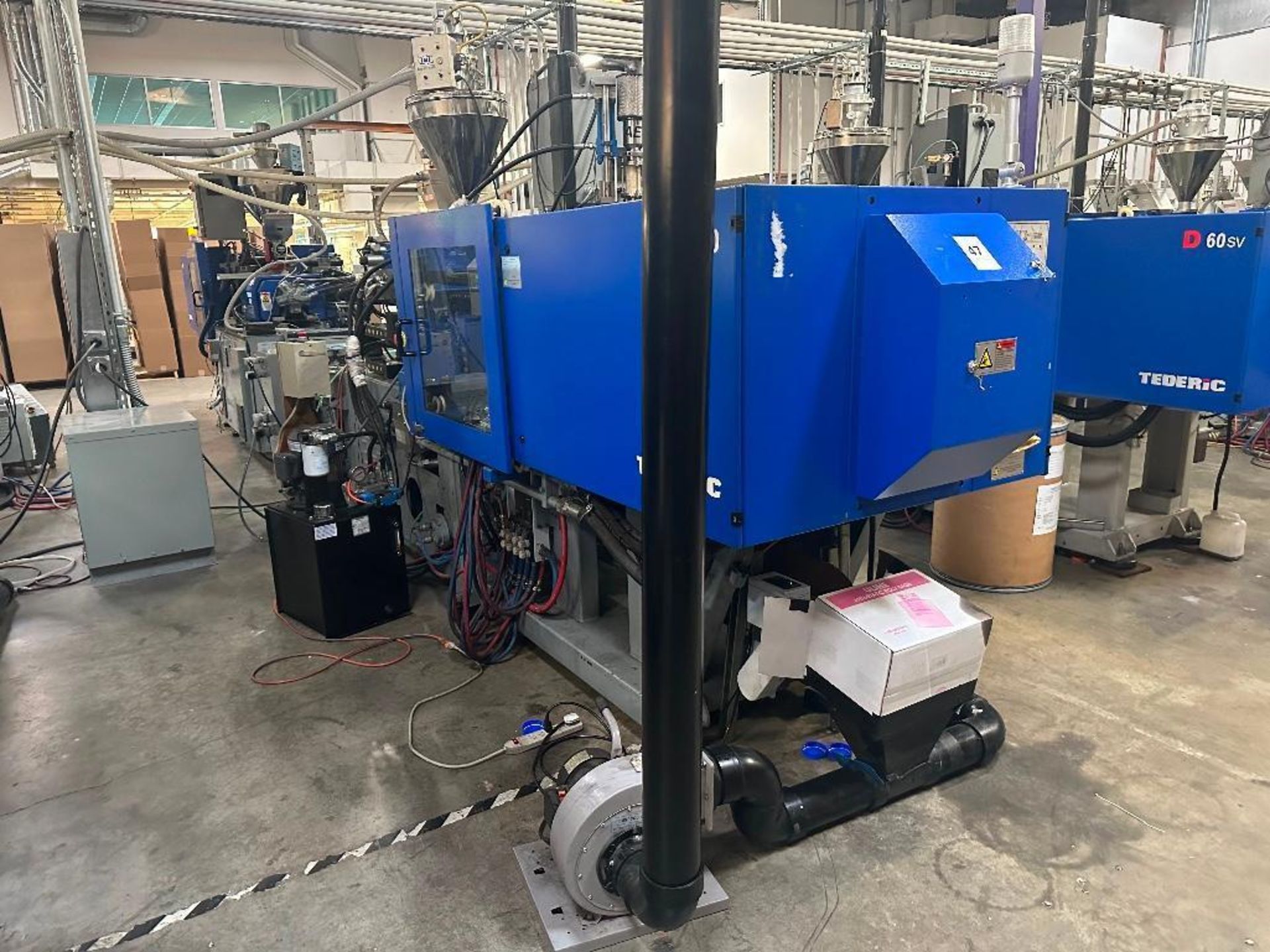 66 Ton Tederic D60 Plastic Injection Molder, Keba 12000 Control, s/n T3008-0200, New 2018 - Image 7 of 17