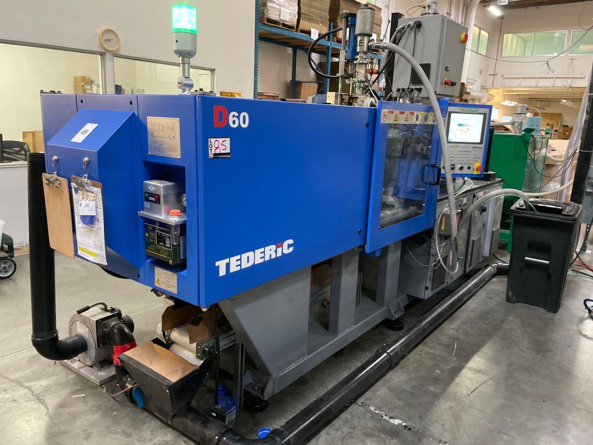 66 Ton Tederic D60 Plastic Injection Molder, Keba 12000 Control, s/n T00800275, New 2020 - Image 7 of 15