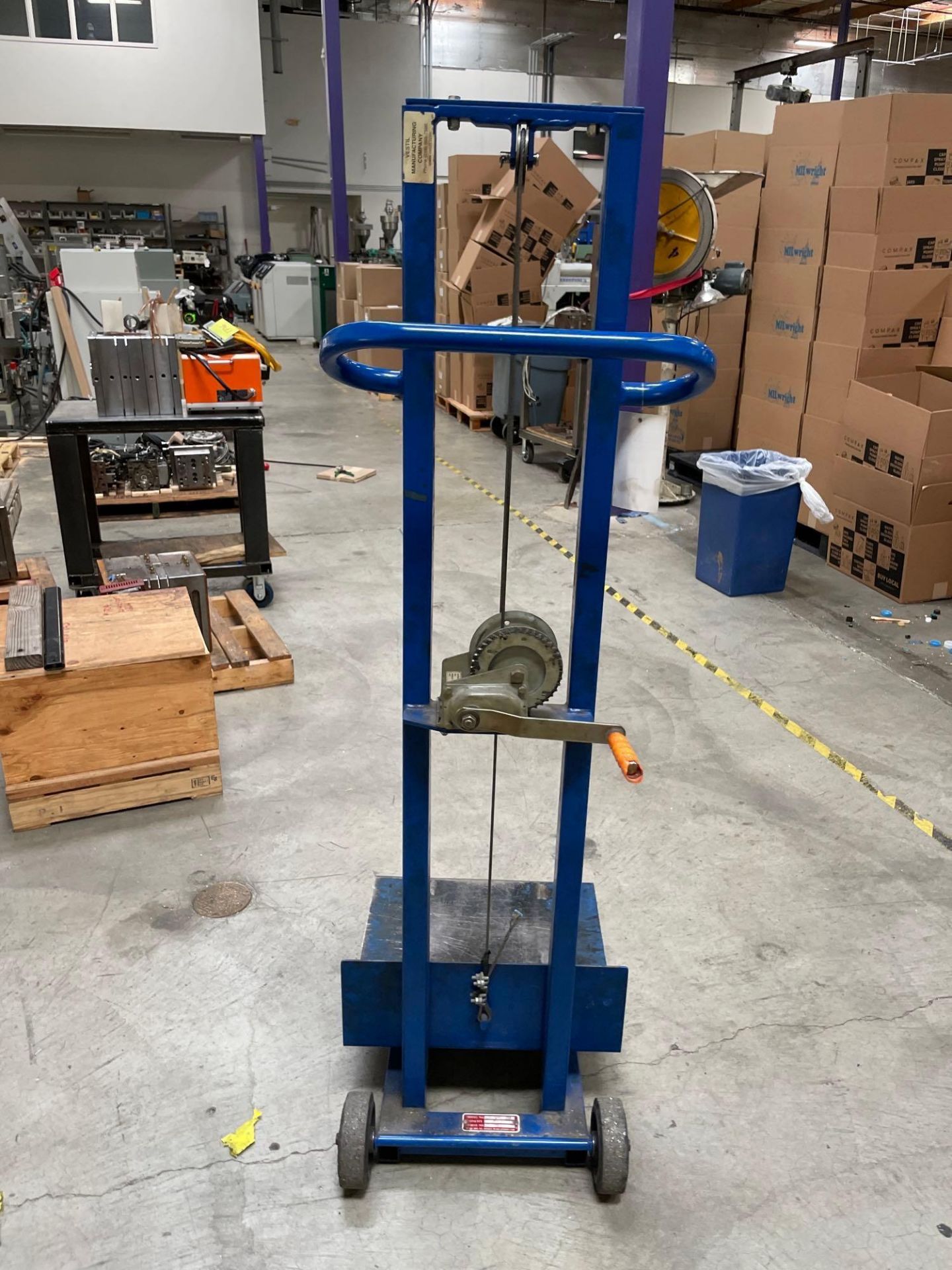 500 Lbs. Cap. Manual Die Lift Cart - Image 4 of 5