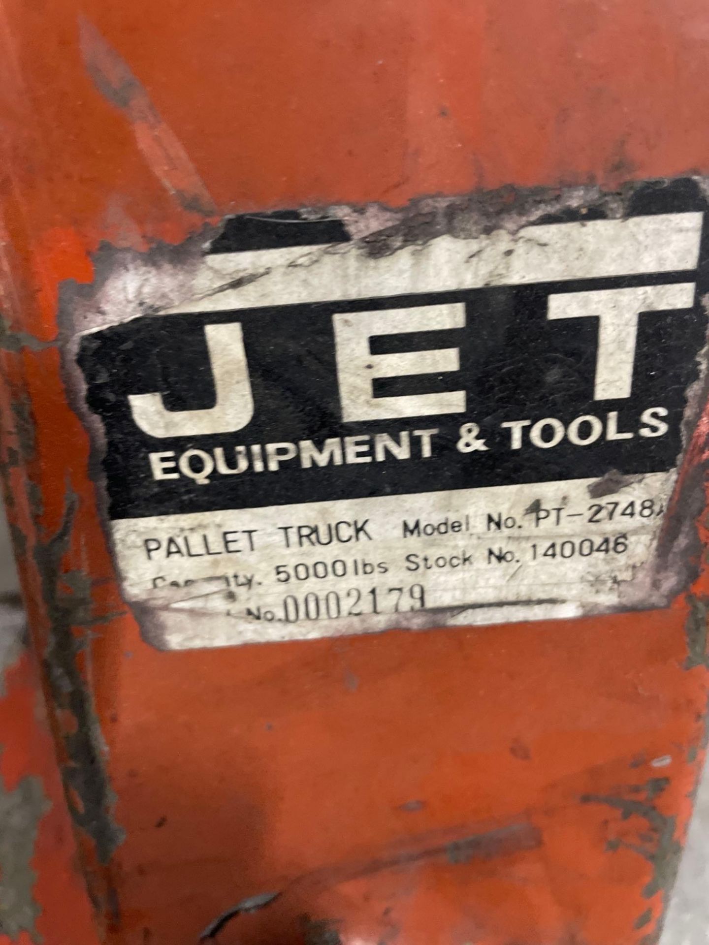 Jet 5000 Lbs. Cap. Pallet Jack - Image 4 of 4