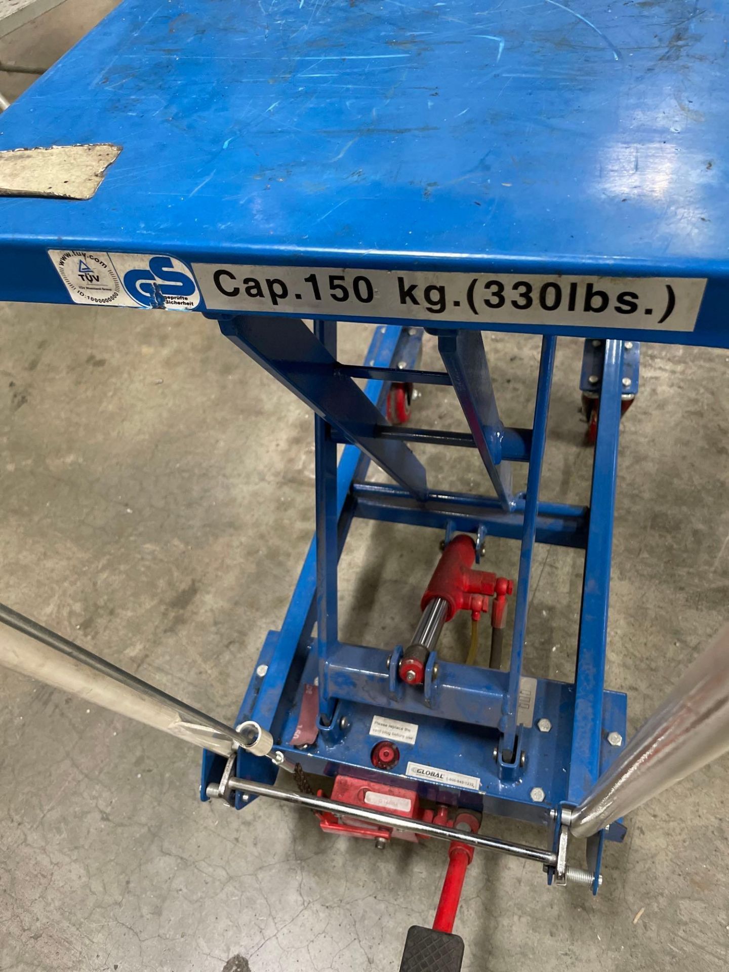 G S Hydraulic Die Lift Cart, 330 Lbs. Cap. - Image 4 of 5